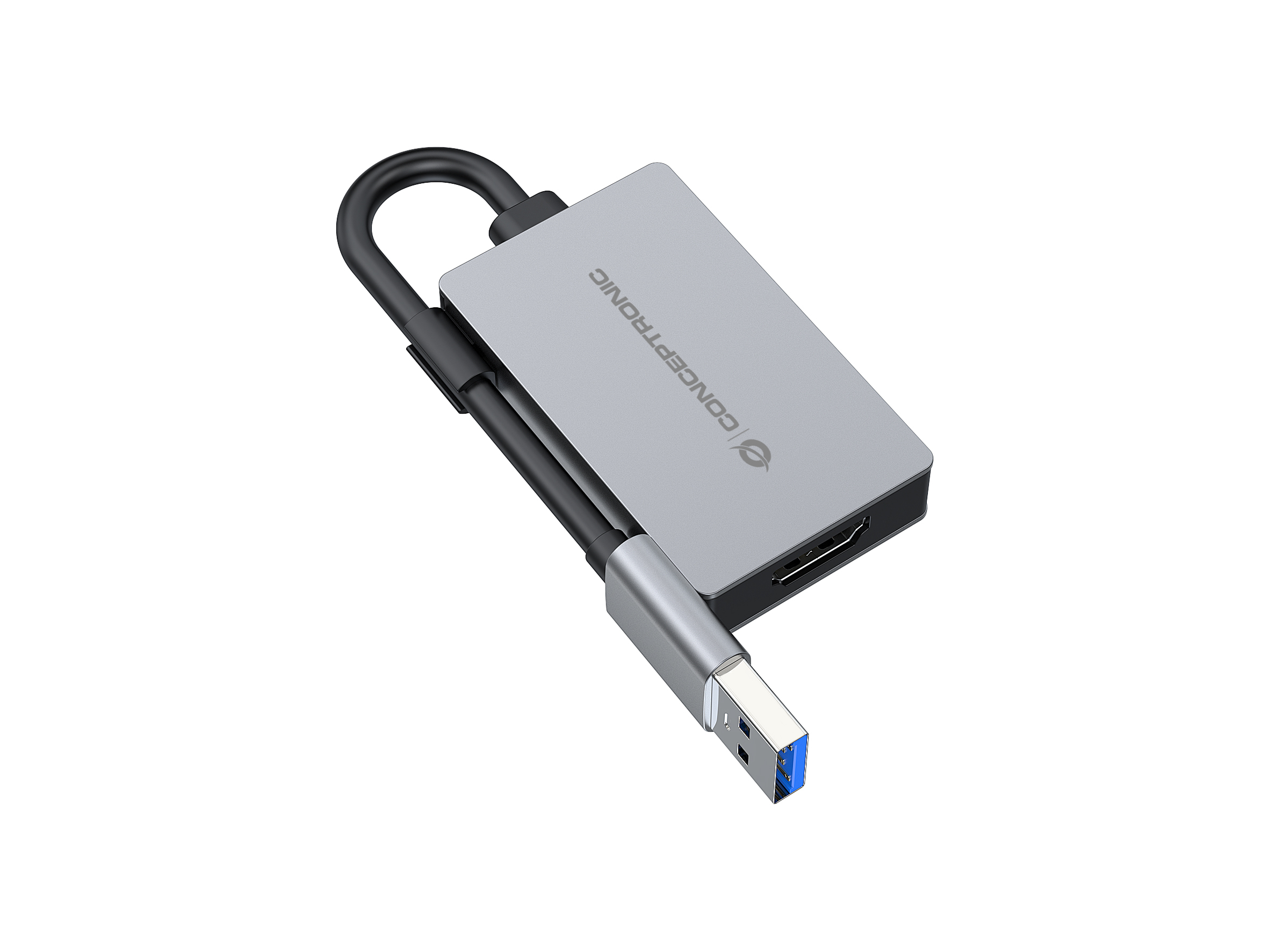 CONCEPTRONIC Adapter USB-A3.2->HDMI1.4 1080/60Hz 0.16m gr