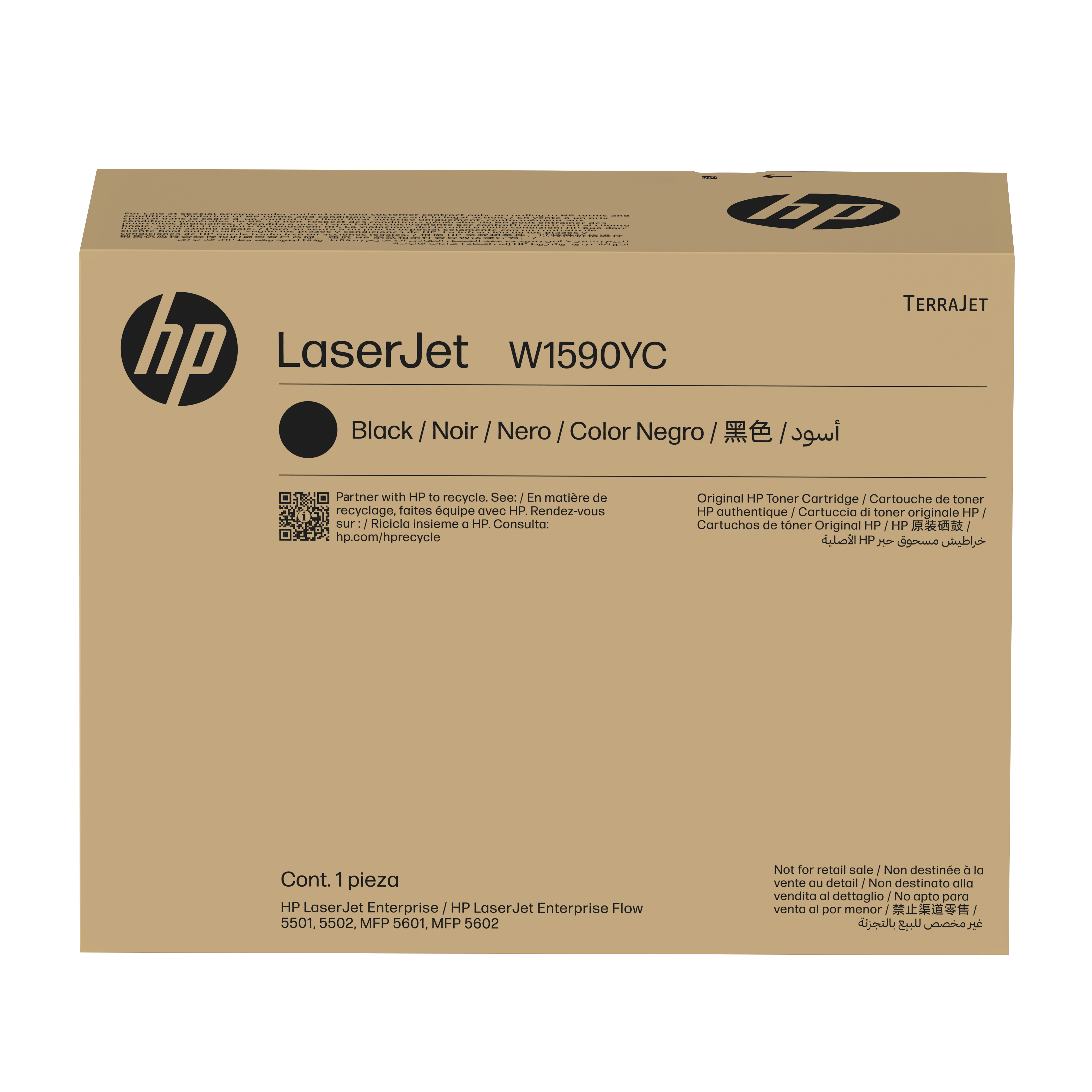 HP 159Y (W1590Y) schwarz Tonerkartusche