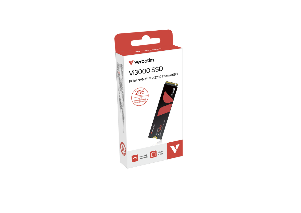 SSD 256GB Verbatim Vi3000 PCIe NVMe M.2