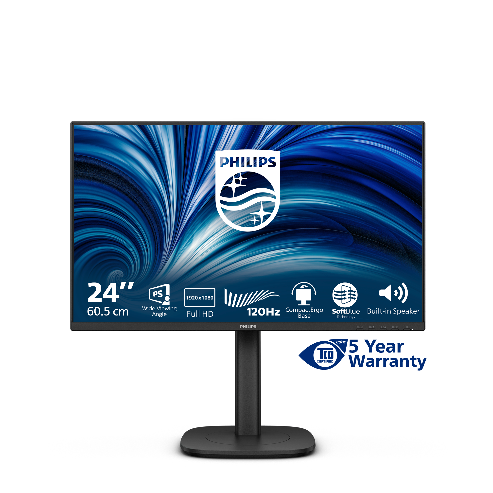 Philips 60,5cm (23,8) 24B2N3200J 16:09 HDMI+DP+USB VGA bl