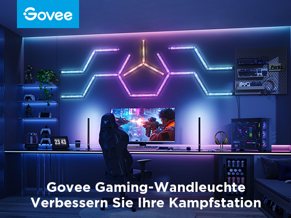 Gaming Wall Light Expansion Kit, LED-Leuchte
