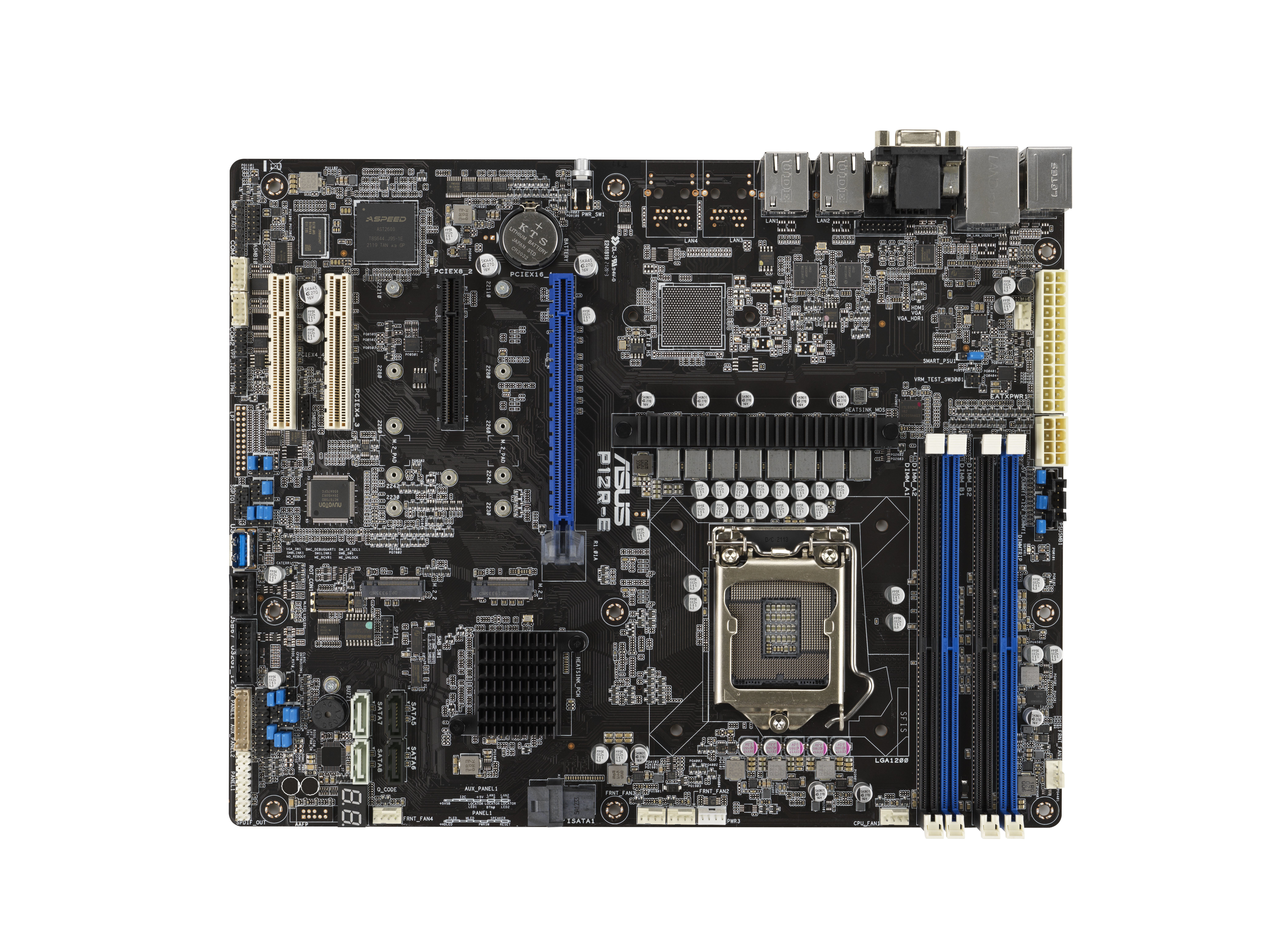 ASUS P12R-E ATX 1x LGA 1200 DDR4 2x1G