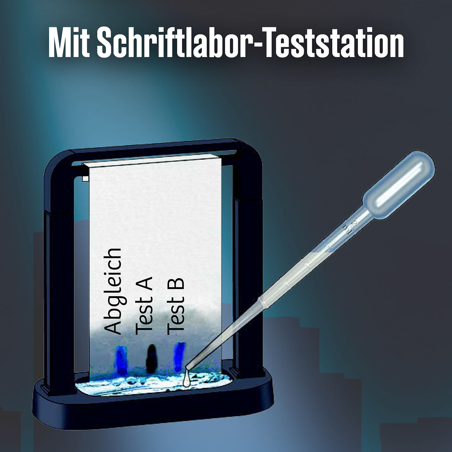 Die drei ??? Schrift-Labor, Experimentierkasten