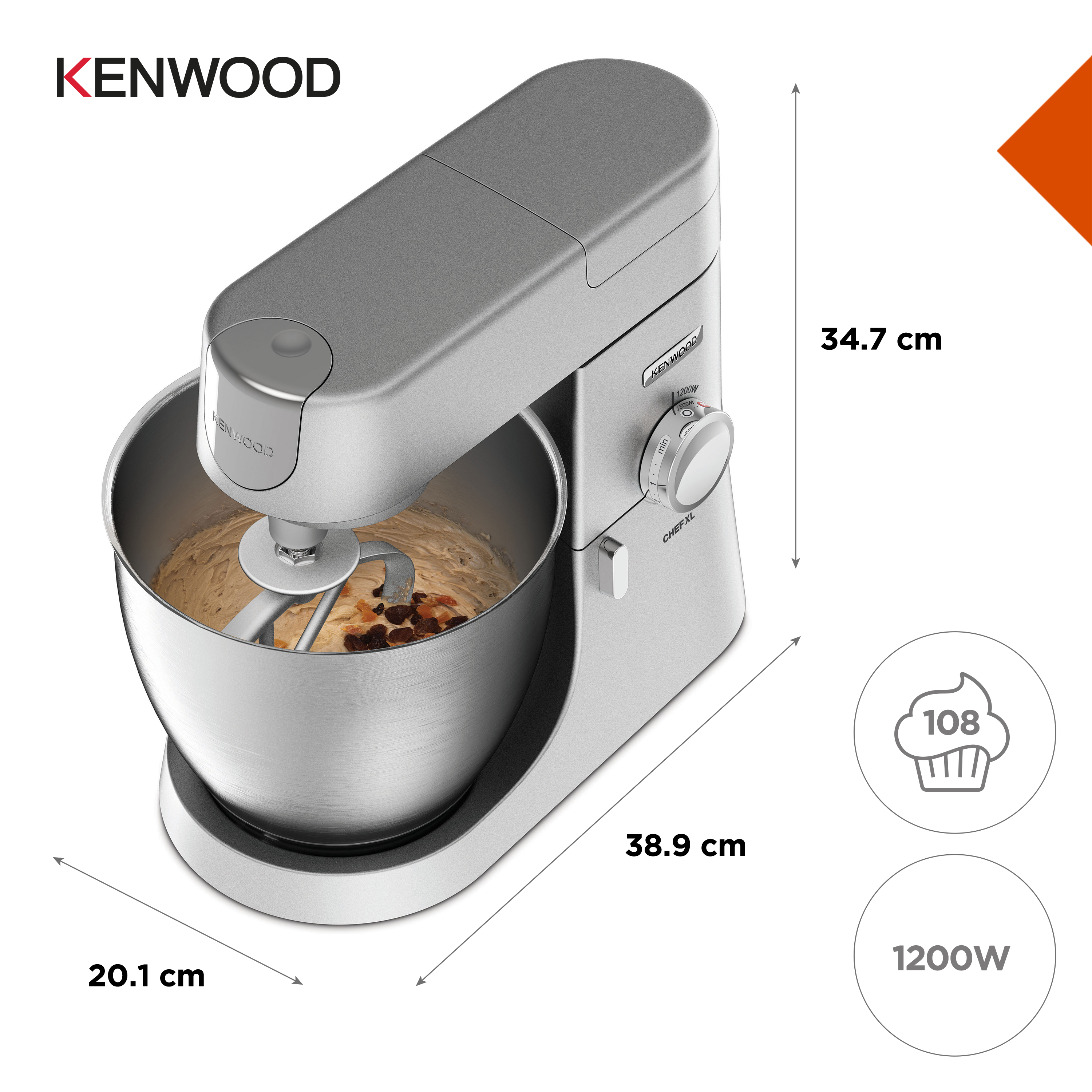 Kenwood Chef XL KVL4110S, Küchenmaschine