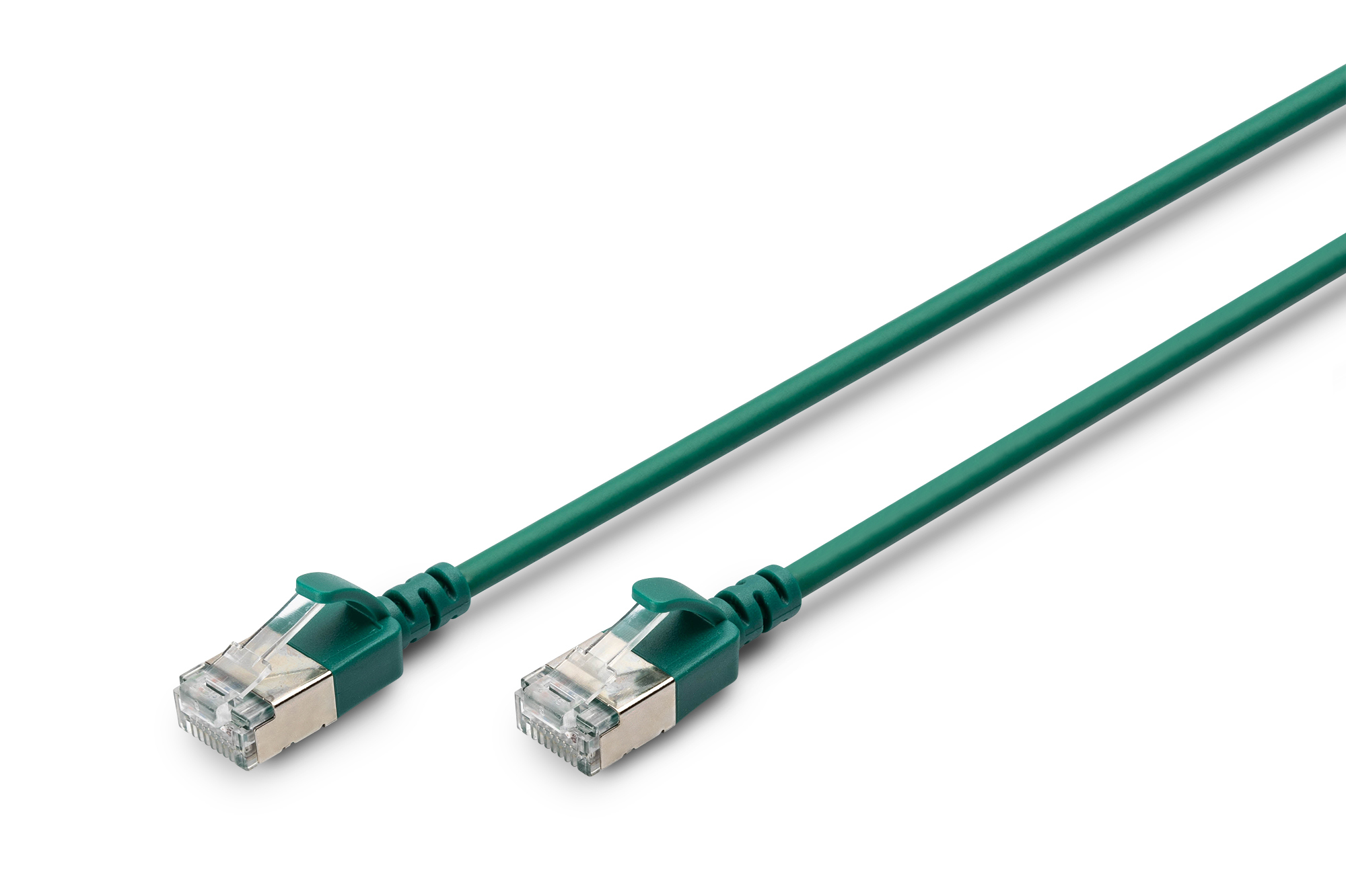 DIGITUS Patchkabel CAT 6A F/FTP Slim 1,00m grün