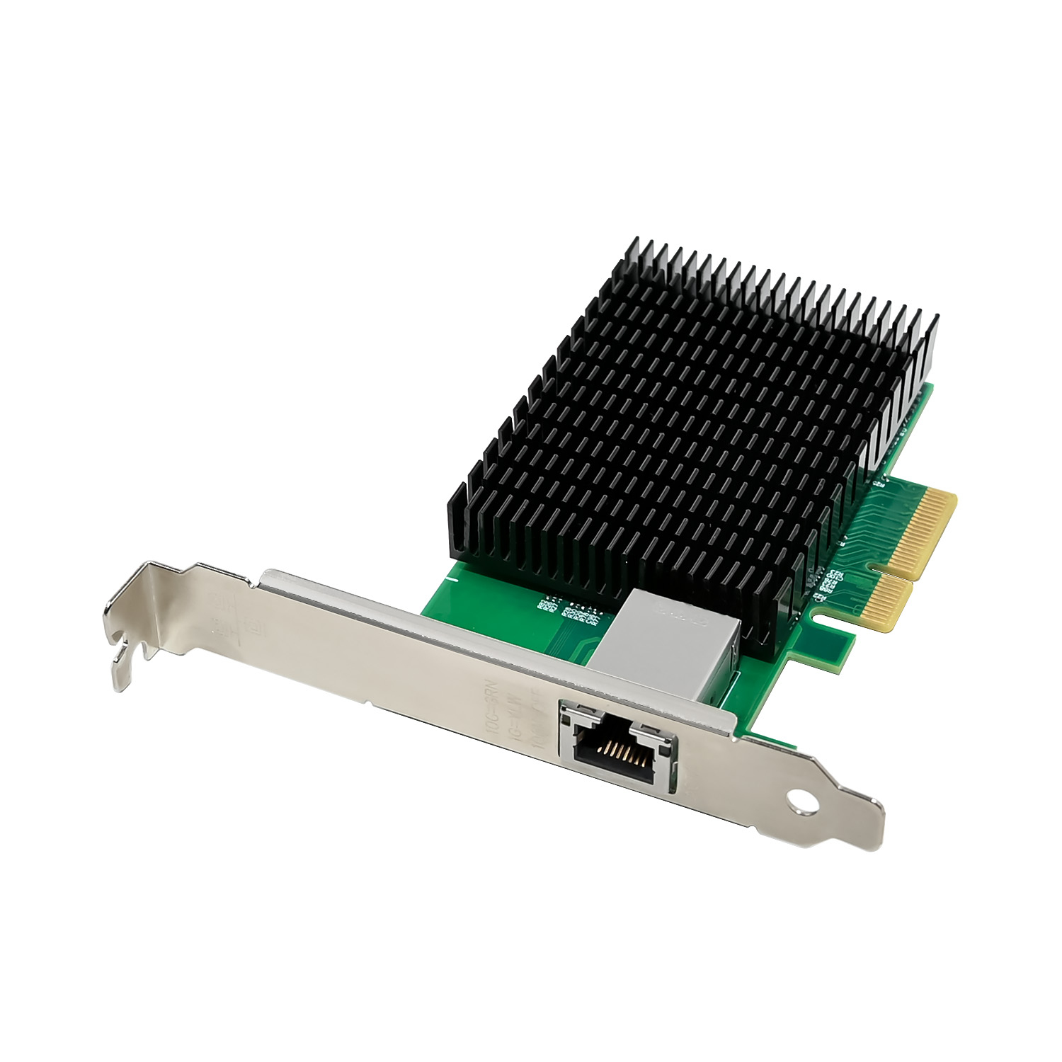 LevelOne GE Netzwerkkarte PCIe4x/1xRJ45 10G grün