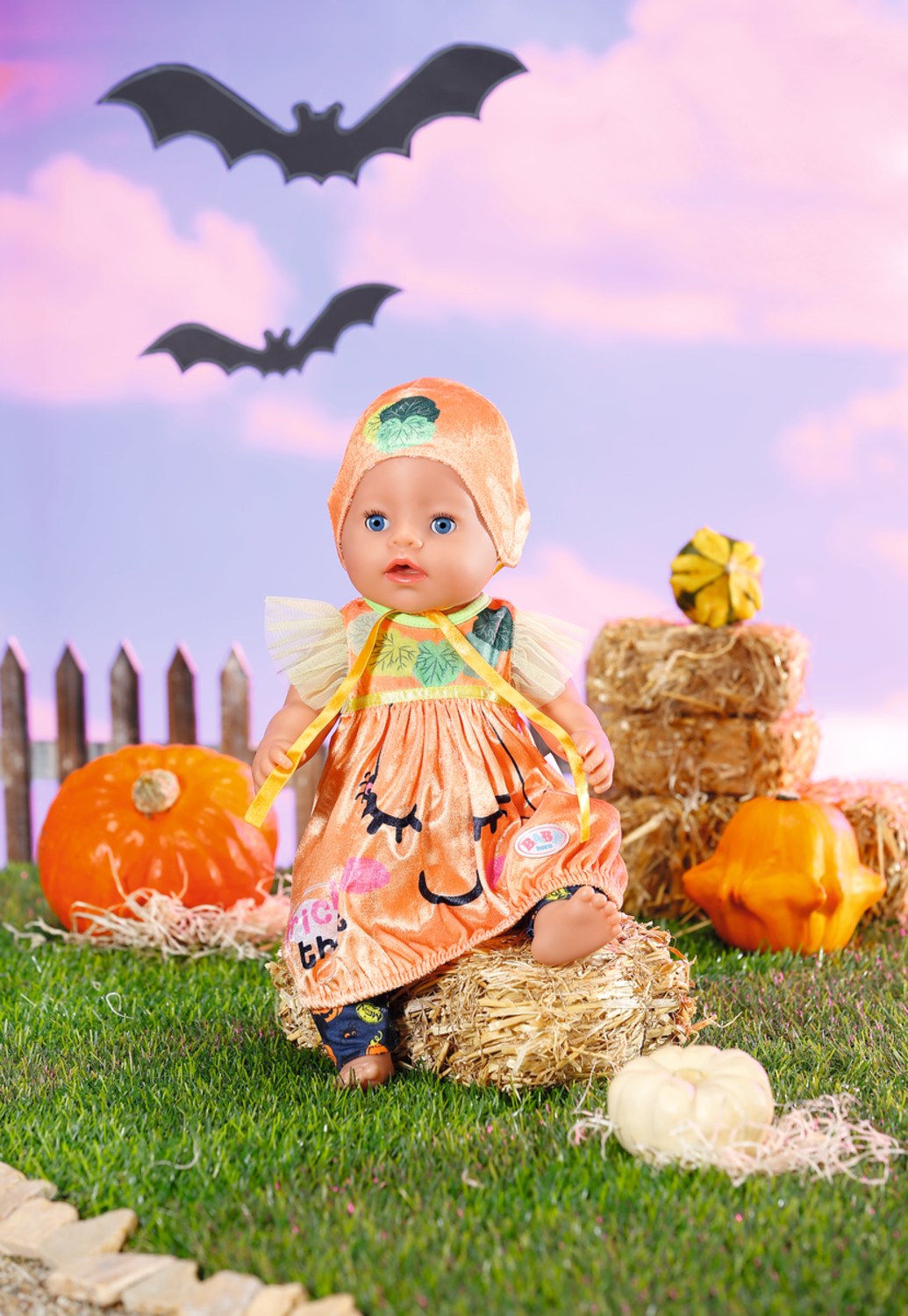 BABY born® Halloween Kürbiskleid, Puppenzubehör