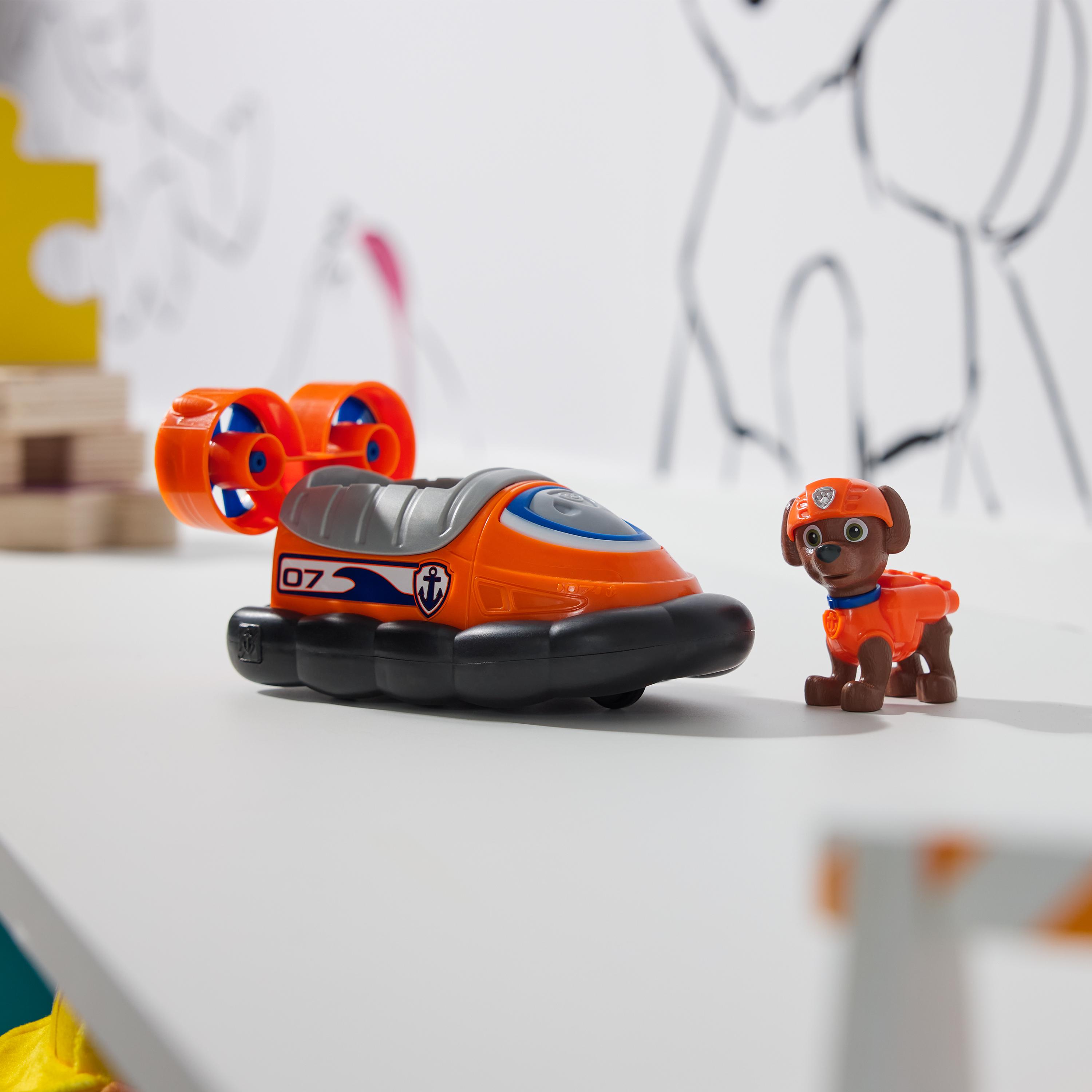 Paw Patrol - Luftkissenboot mit Zuma Hundefigur, Spielfahrzeug