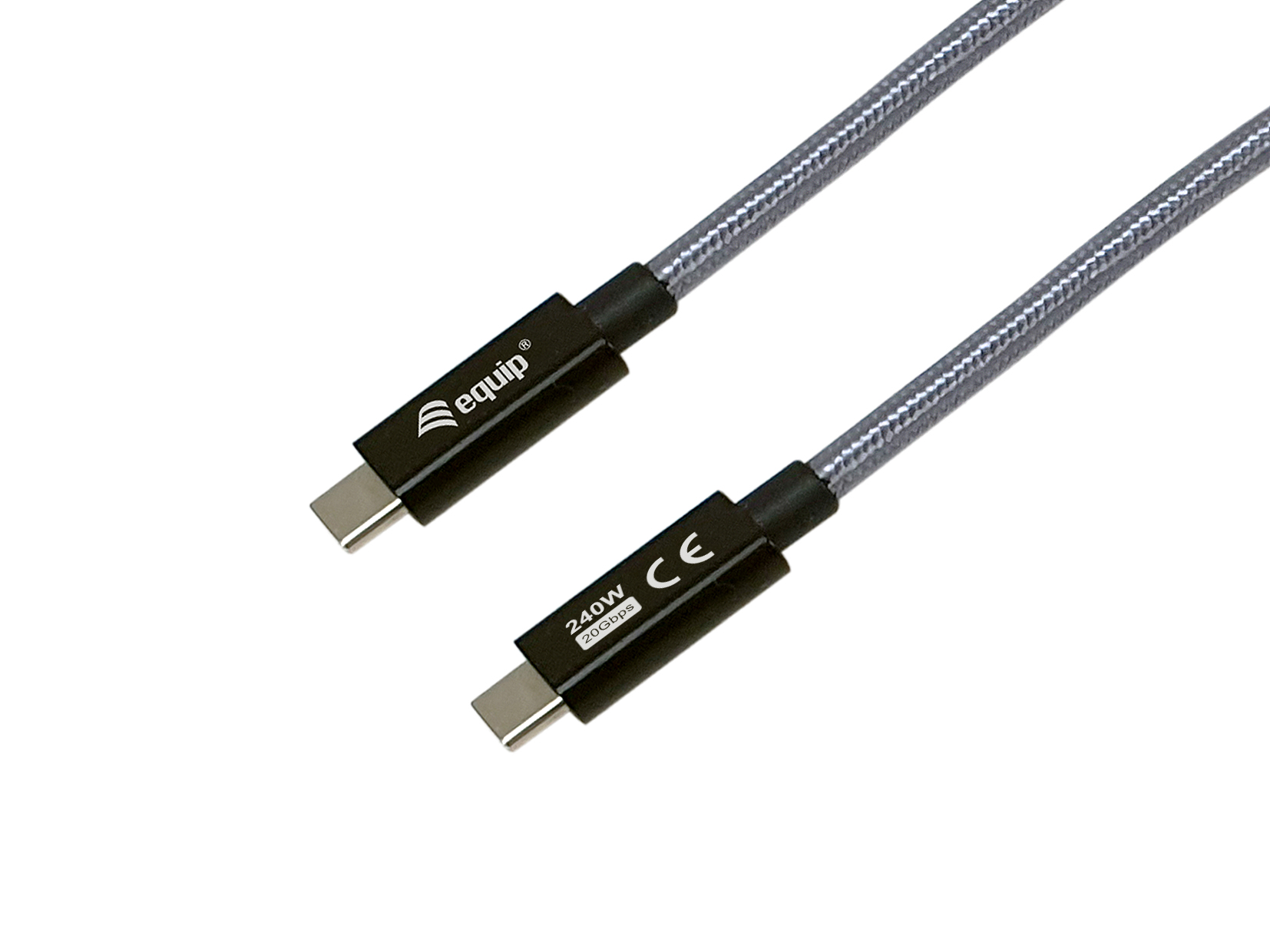 Equip Kabel USB-C3.2->C Gen2x2 PD240W St/St 2.00m schwarz