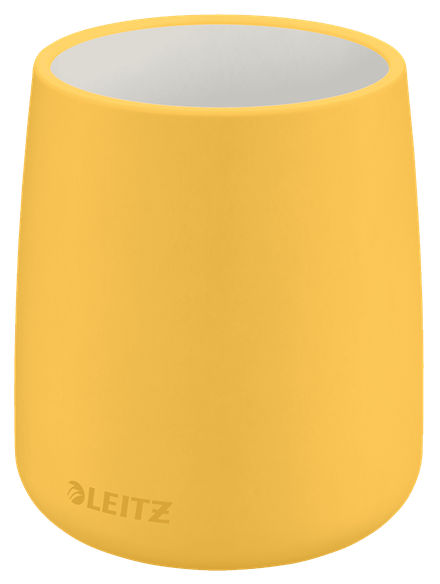LEITZ Stiftehalter Cosy gelb Keramik 8,7 x 8,7 x 10,8 cm