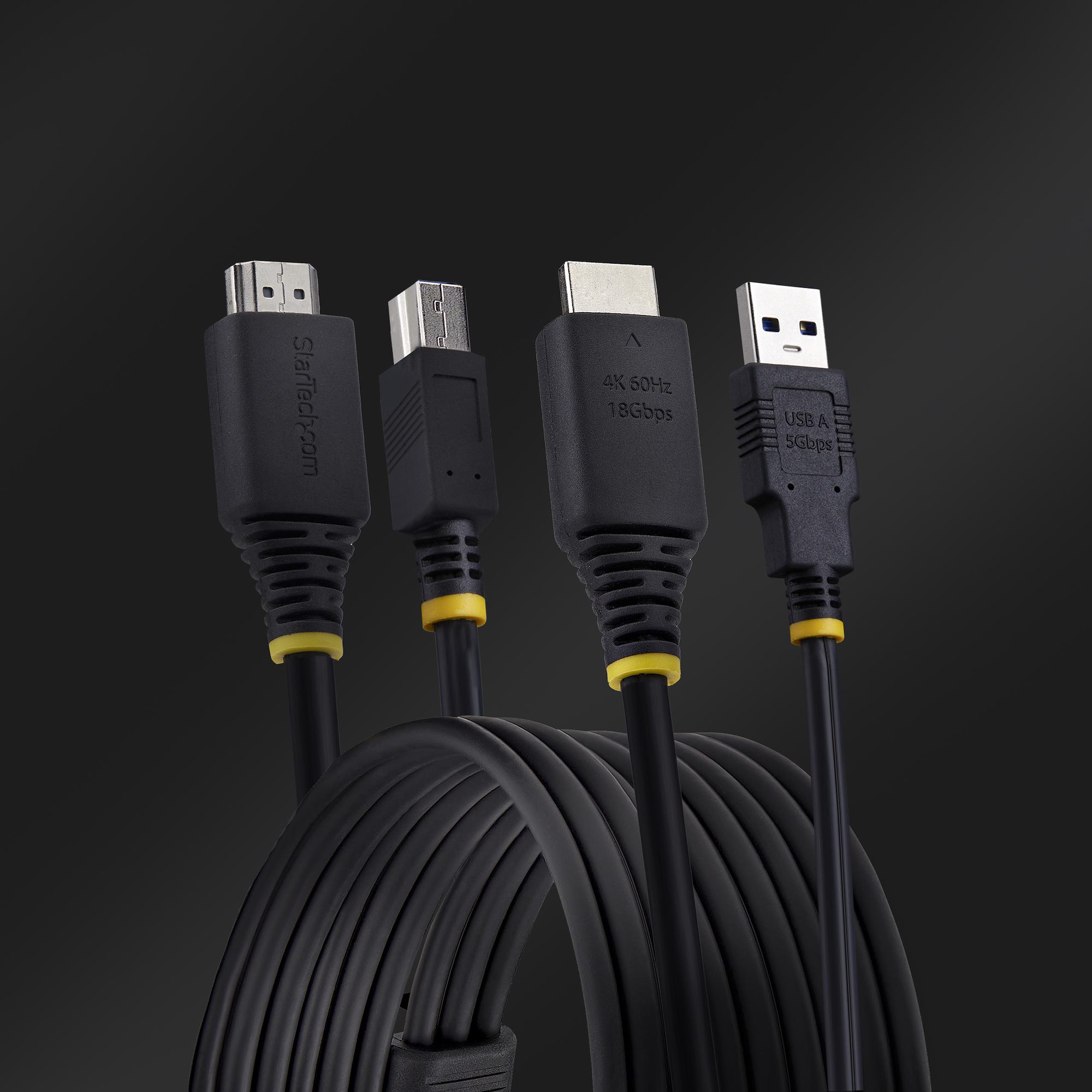 HU1226-KVM-CABLE 1.8M HDMI/USB KVM CABLE