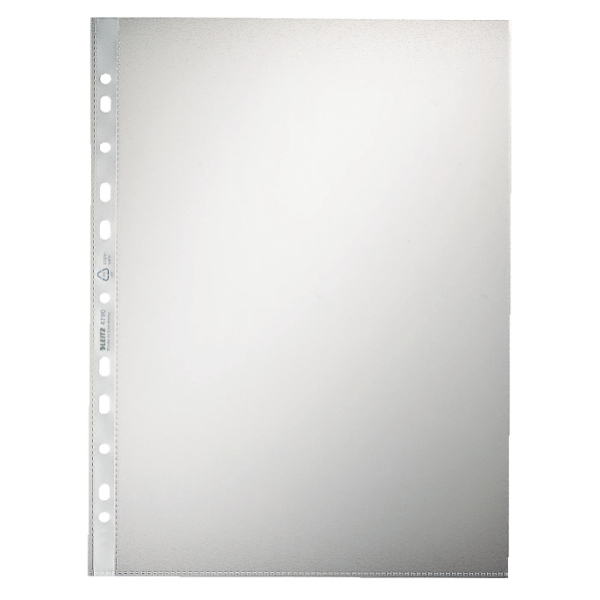 LEITZ Prospekthüllen 4790 DIN A4 transparent genarbt 0,085 mm, 100 St.