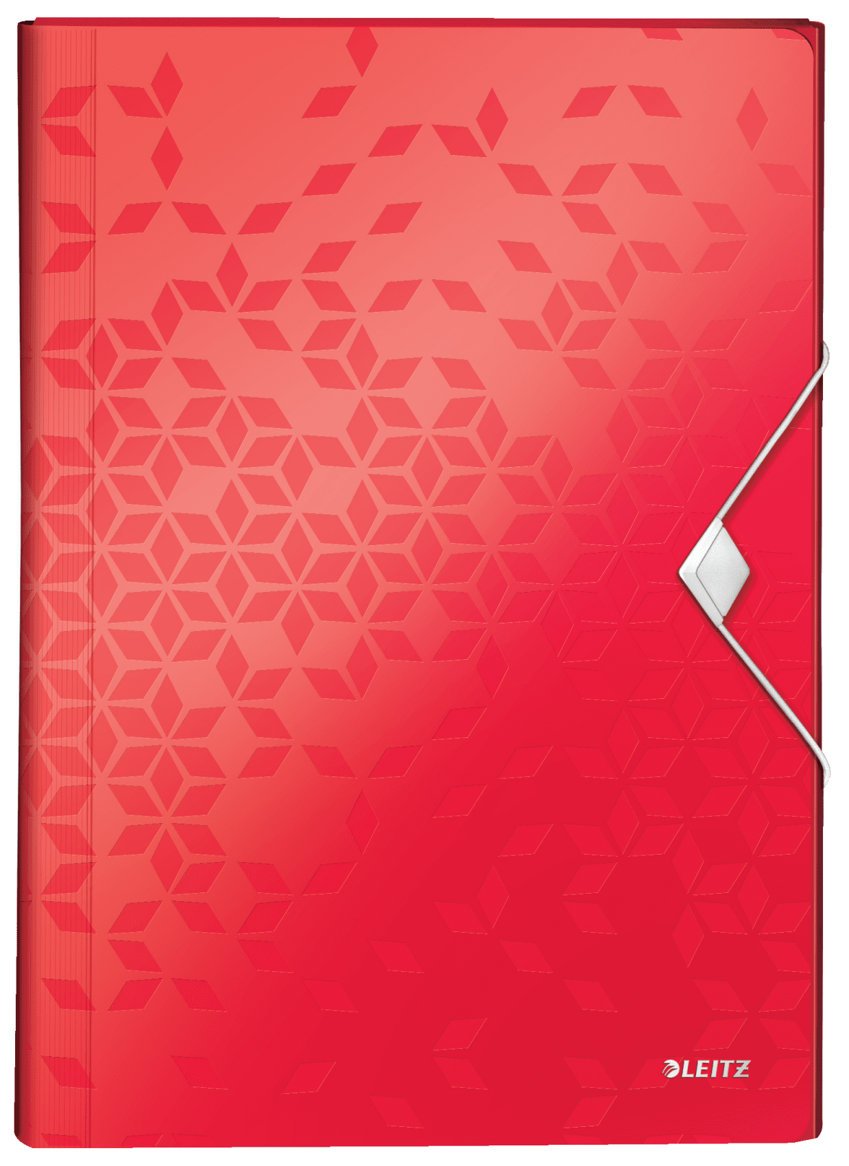LEITZ Fächermappe WOW 4589 6 Fächer rot, 1 St.