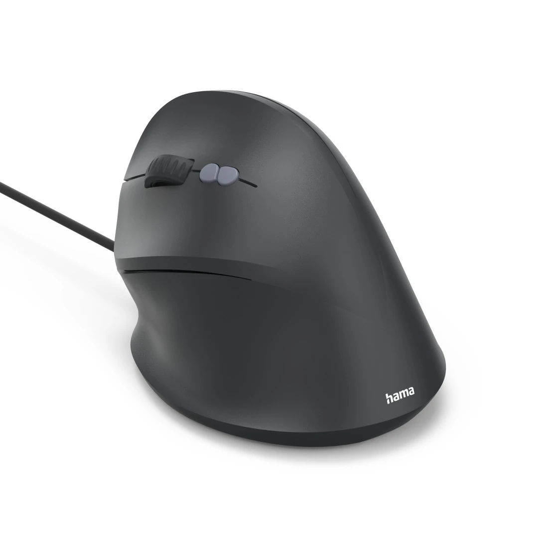 hama ECM-500L Maus ergonomisch kabelgebunden schwarz