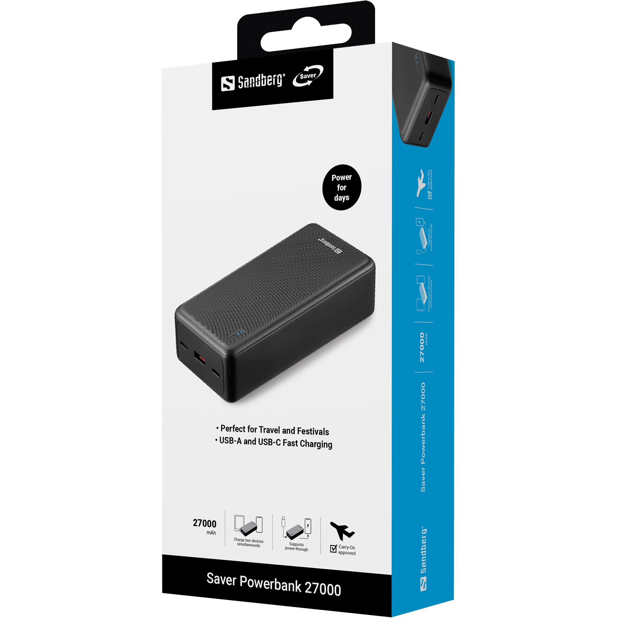 SANDBERG Saver Powerbank 27000
