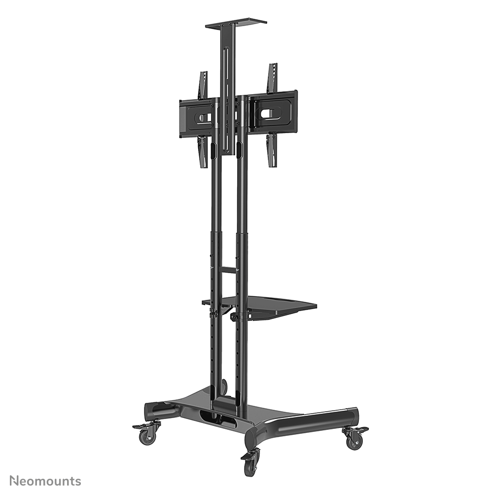 NEOMOUNTS Rollwagen Flour Stand 81-190,5cm 32-75Zoll bis 45kg VESA600x400 schwarz