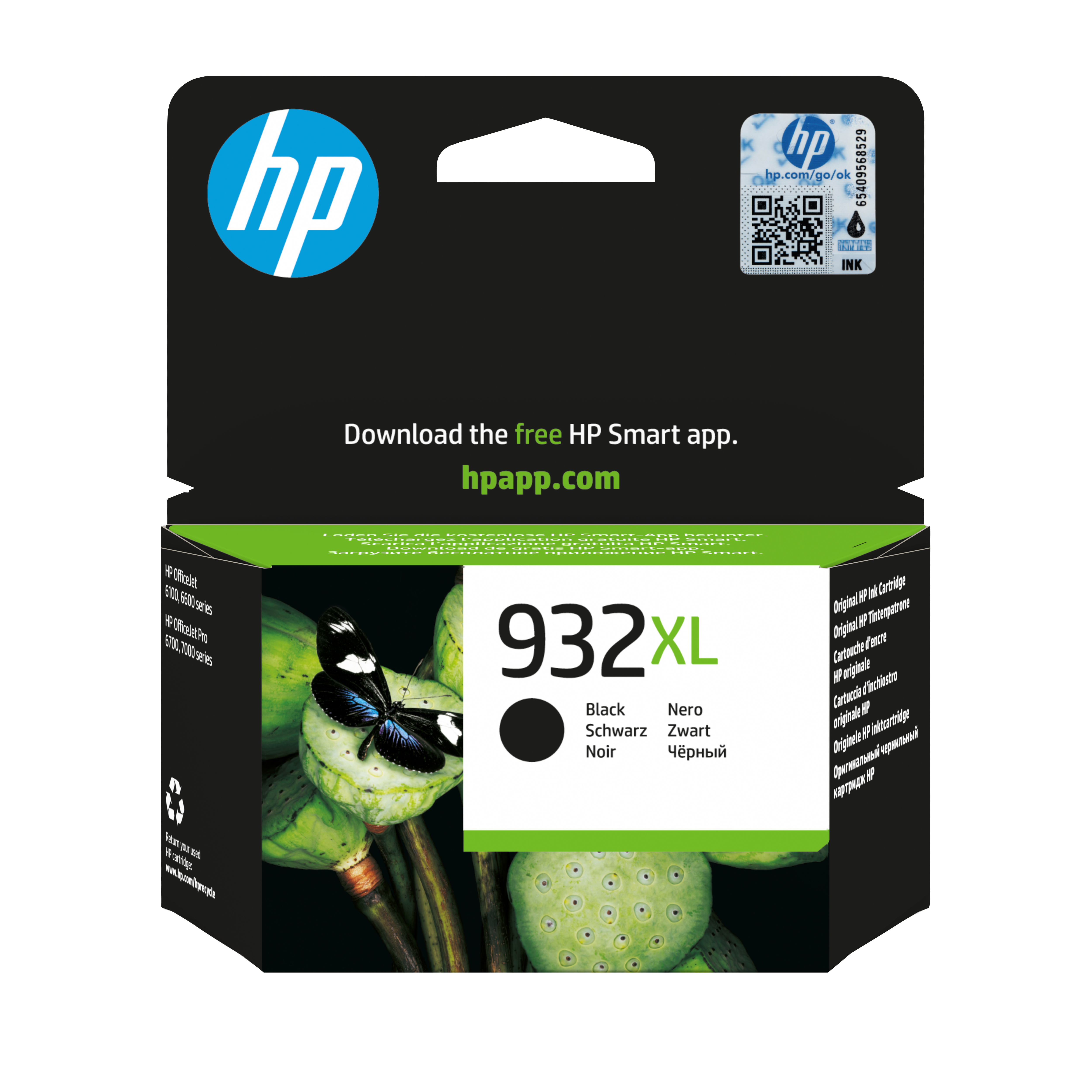 HP 932XL Schwarz Tintenpatrone