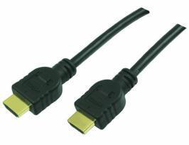 Logilink HDMI-Kabel Ethernet A -> A St/St 10.00m Gold