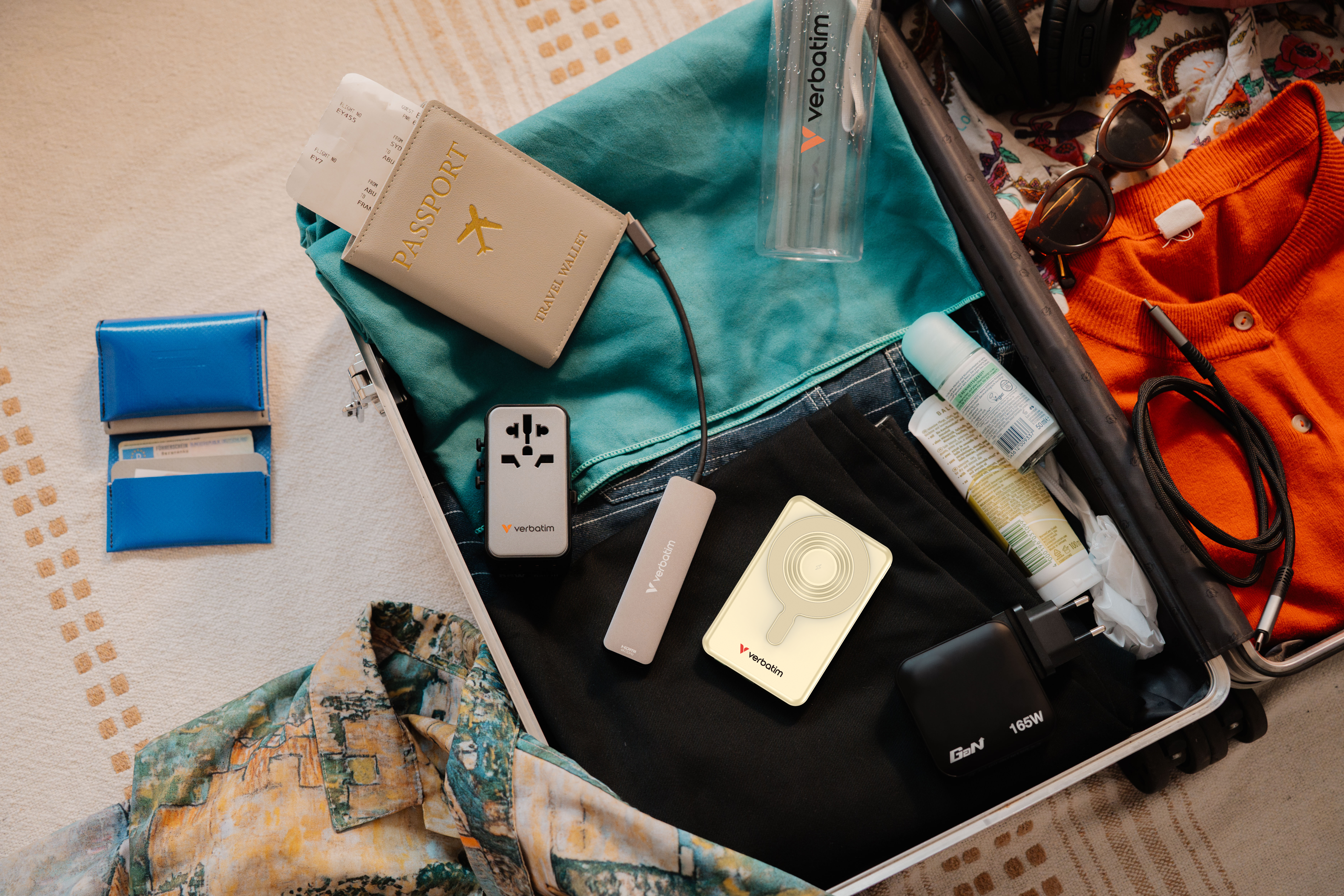 Verbatim Charge´n´Go Power Bank 2C & Display 10000mAh gold