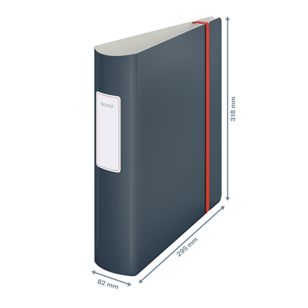 LEITZ Active Cosy Ordner samtgrau Karton 8,2 cm DIN A4, 1 St.