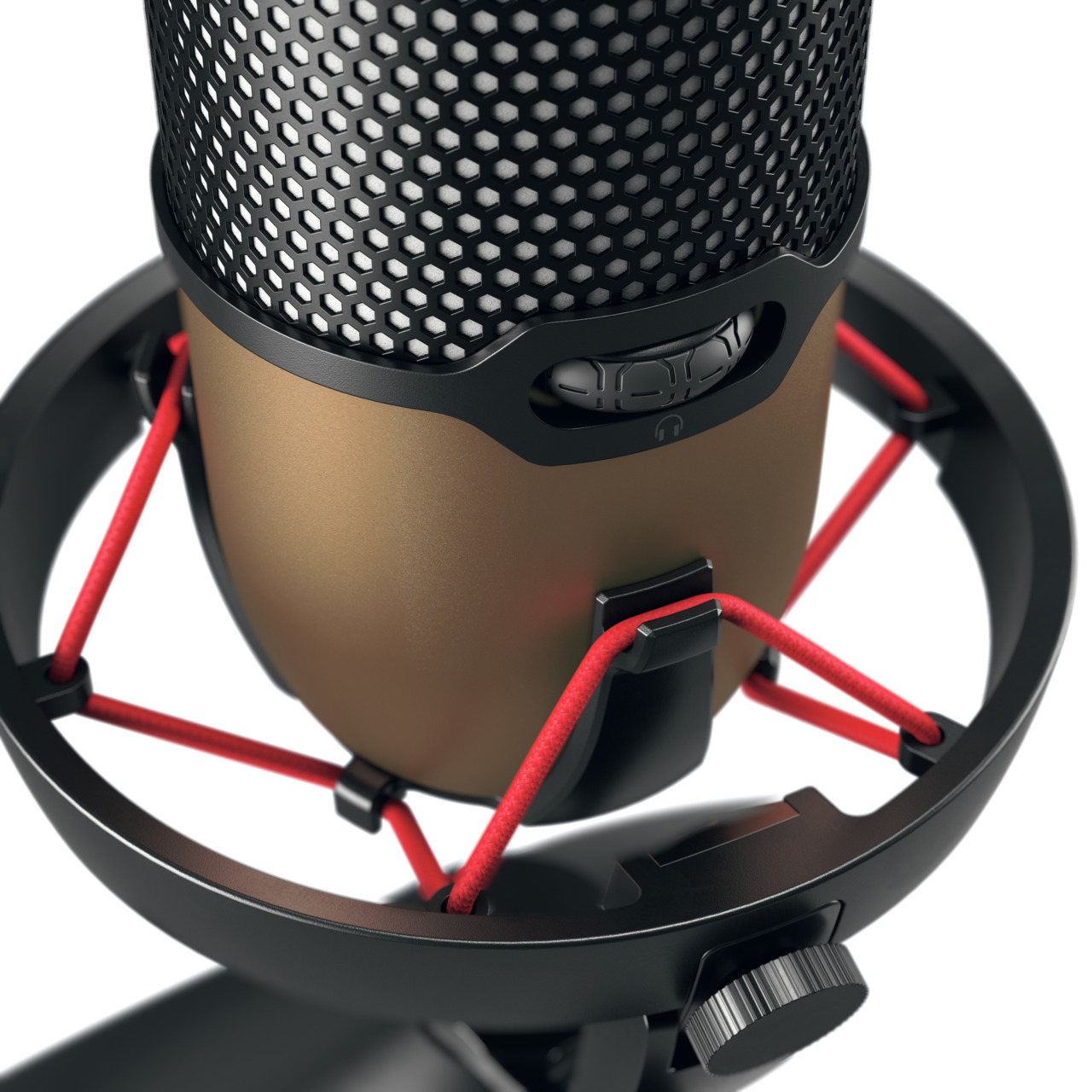 CHERRY UM 9.0 PRO RGB - Mikrofon - Schwarz, Bronze