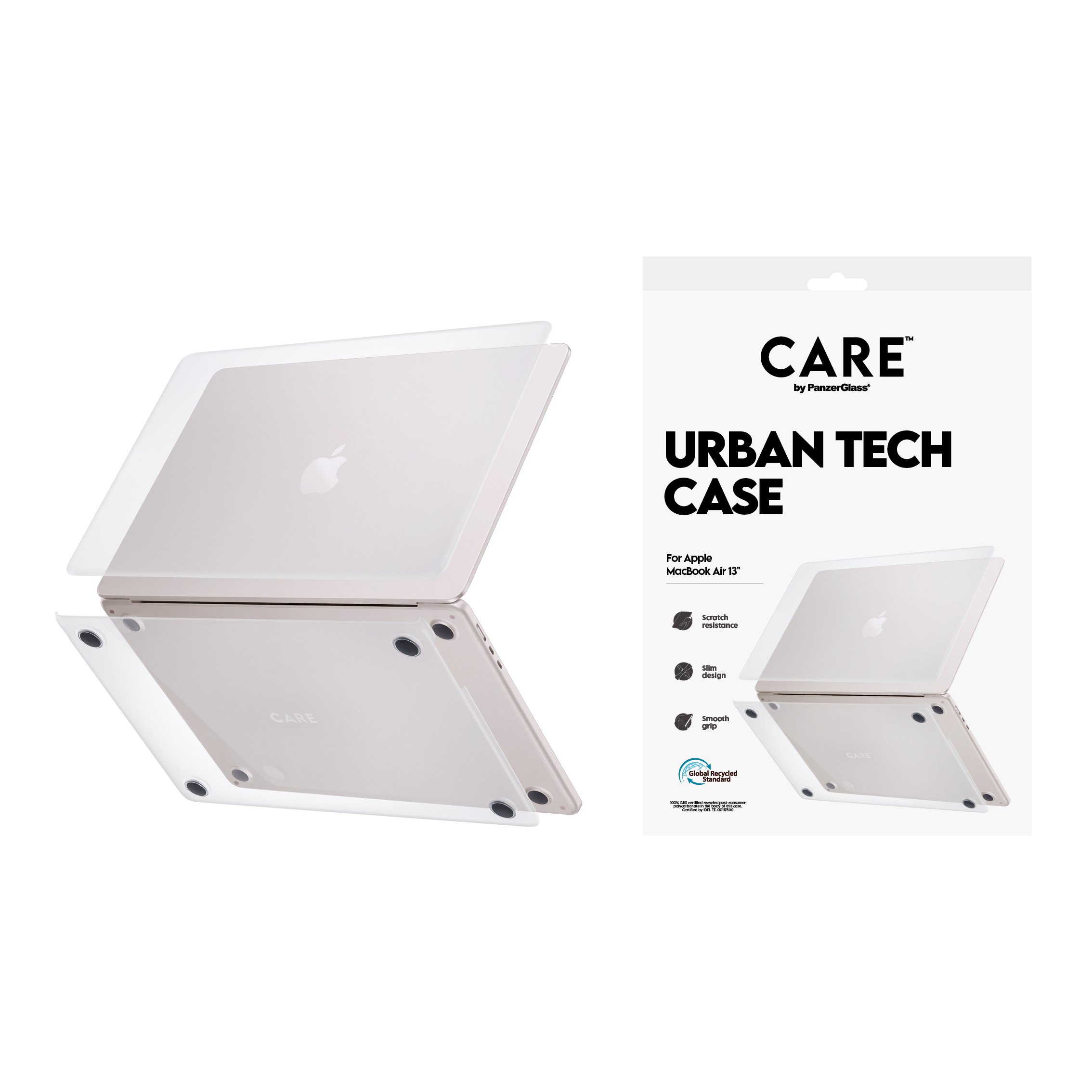 CARE PANZERGLASS TRANSPARE CASE MACBOOK AIR 13IN