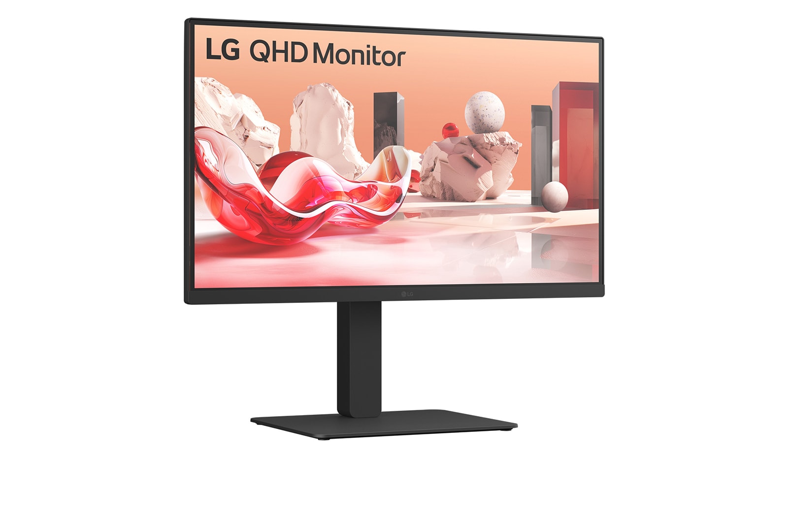 LG 27BA75QB-B.AEU 68,58cm 27Zoll IPS QHD 16:9 100Hz 350cd/m2 5ms HDMI DP USB-C 2x5W Speakers Headphone out KVM Ethernet Auto Pivot