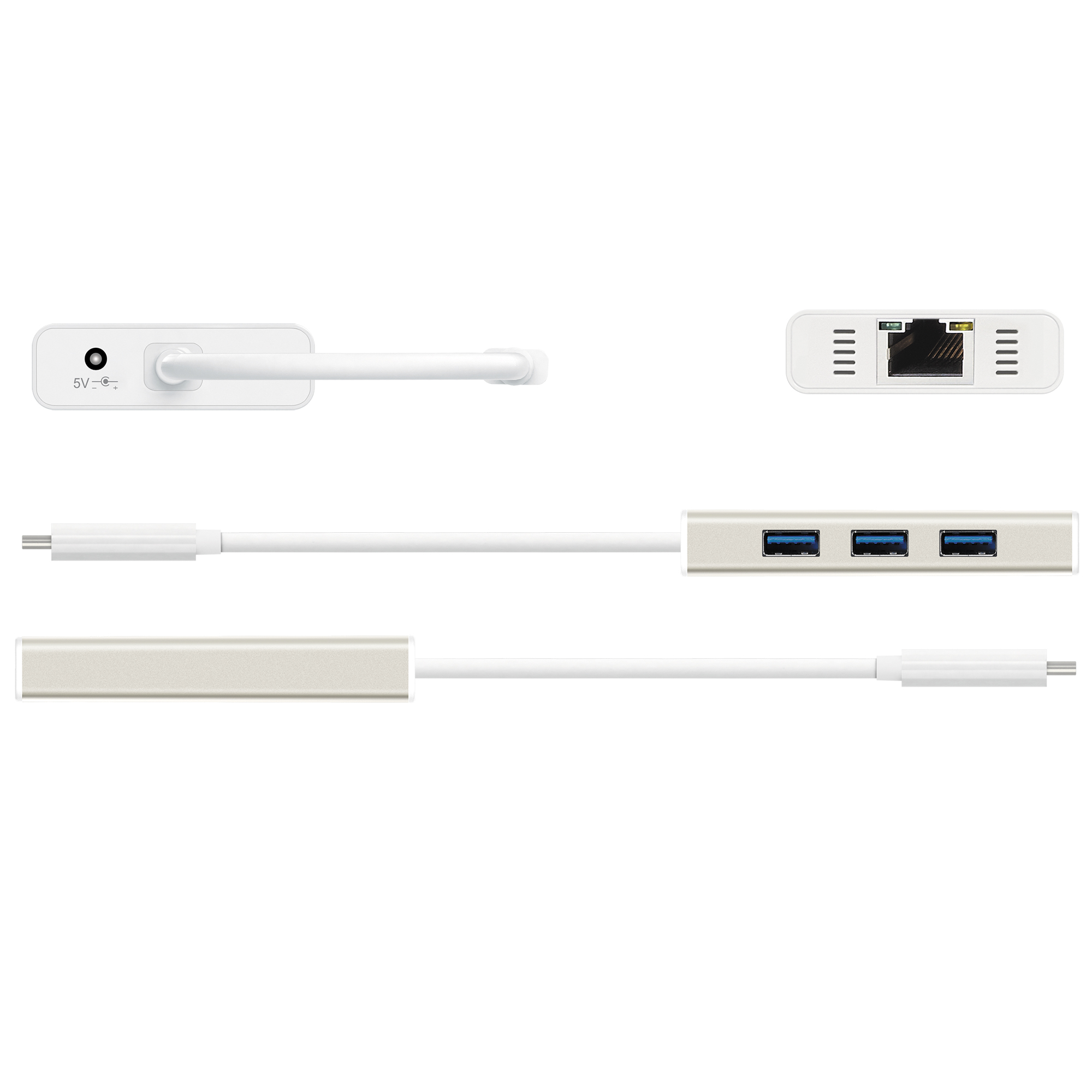 USB-C MULTI-ADAPTER GIGABIT ETHERNET / USB 3.1 HUB