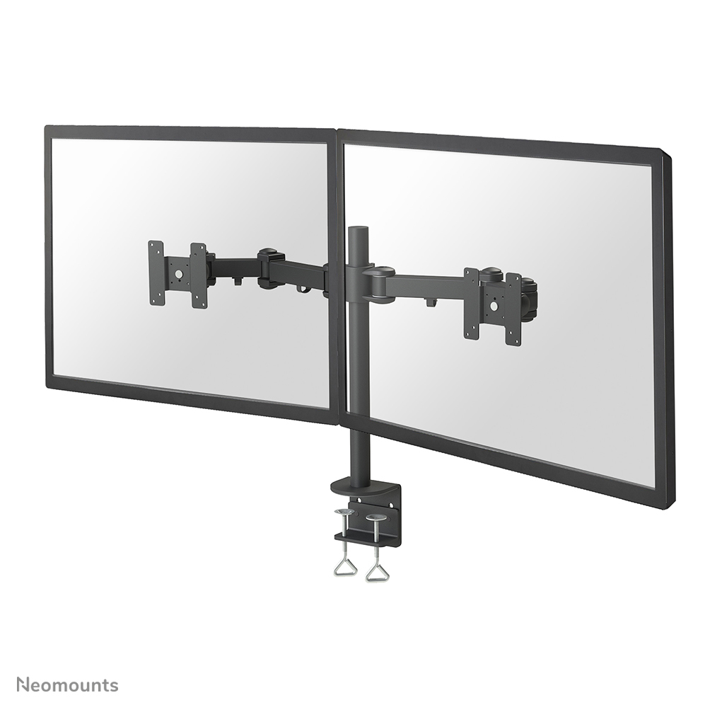 NEOMOUNTS DeskMount 2x25,4-66,04cm 2x10-26Zoll 12 kg Clamp Black
