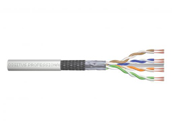DIGITUS CAT 6 SF/UTP Twisted Pair Roh-Patchkabel, 100m,grau