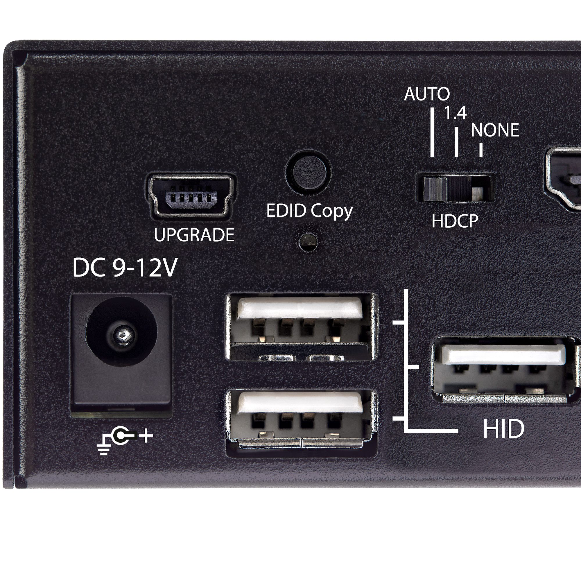 STARTECH.COM 2 Port HDMI KVM Switch - Einzelmonitor 4K 60Hz Ultra HD HDR - Desktop HDMI 2.0 KVM Switch