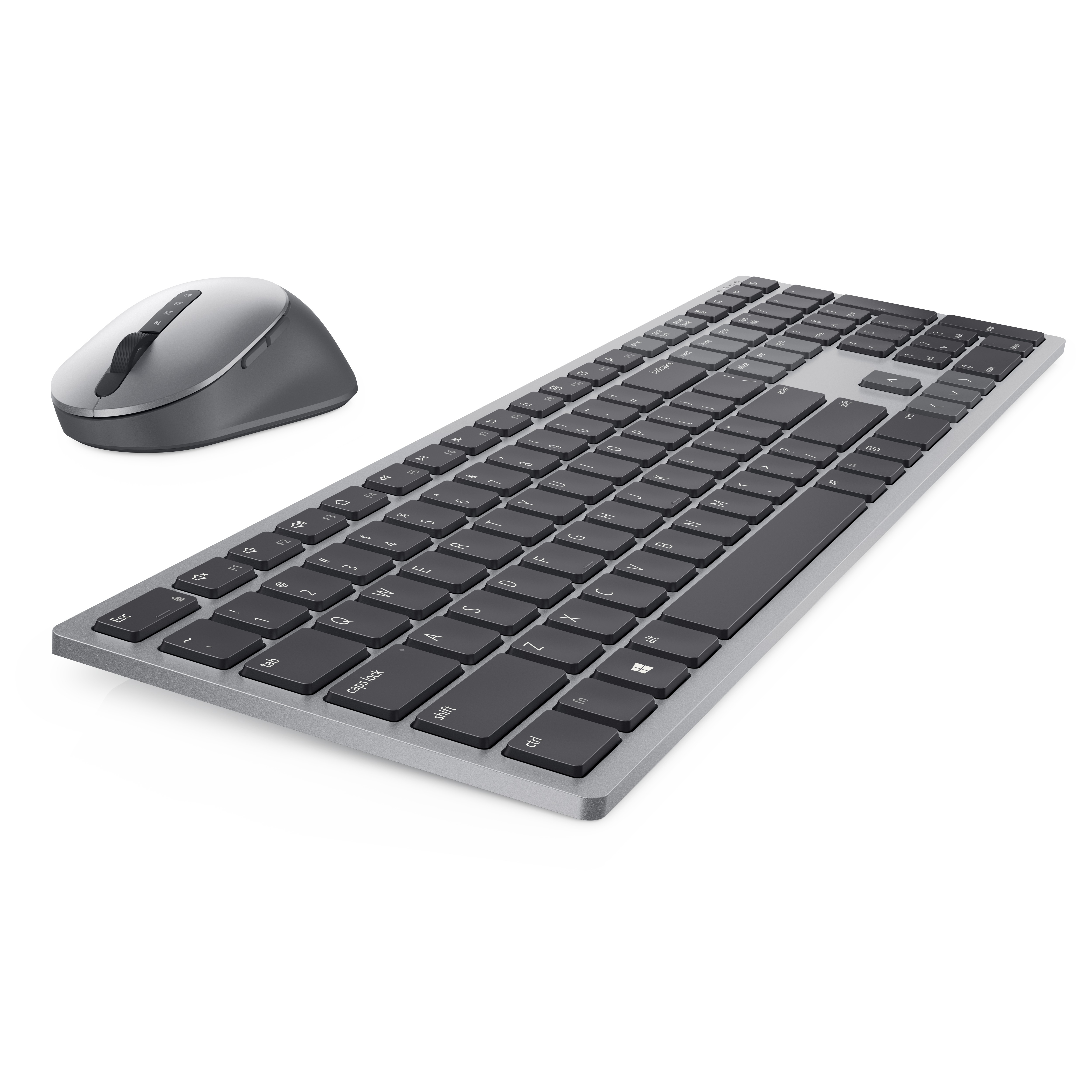 DELL Premier Multi-Device Tastatur-Maus-Set kabellos grau, schwarz