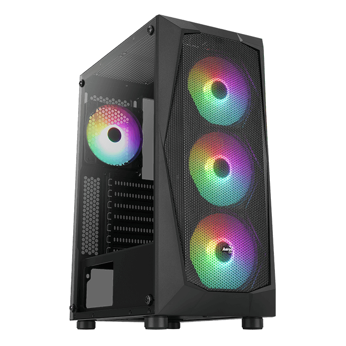 AeroCool Geh Midi Falcon-G v2 MicroATX/ATX/MiniITX (B/TG)
