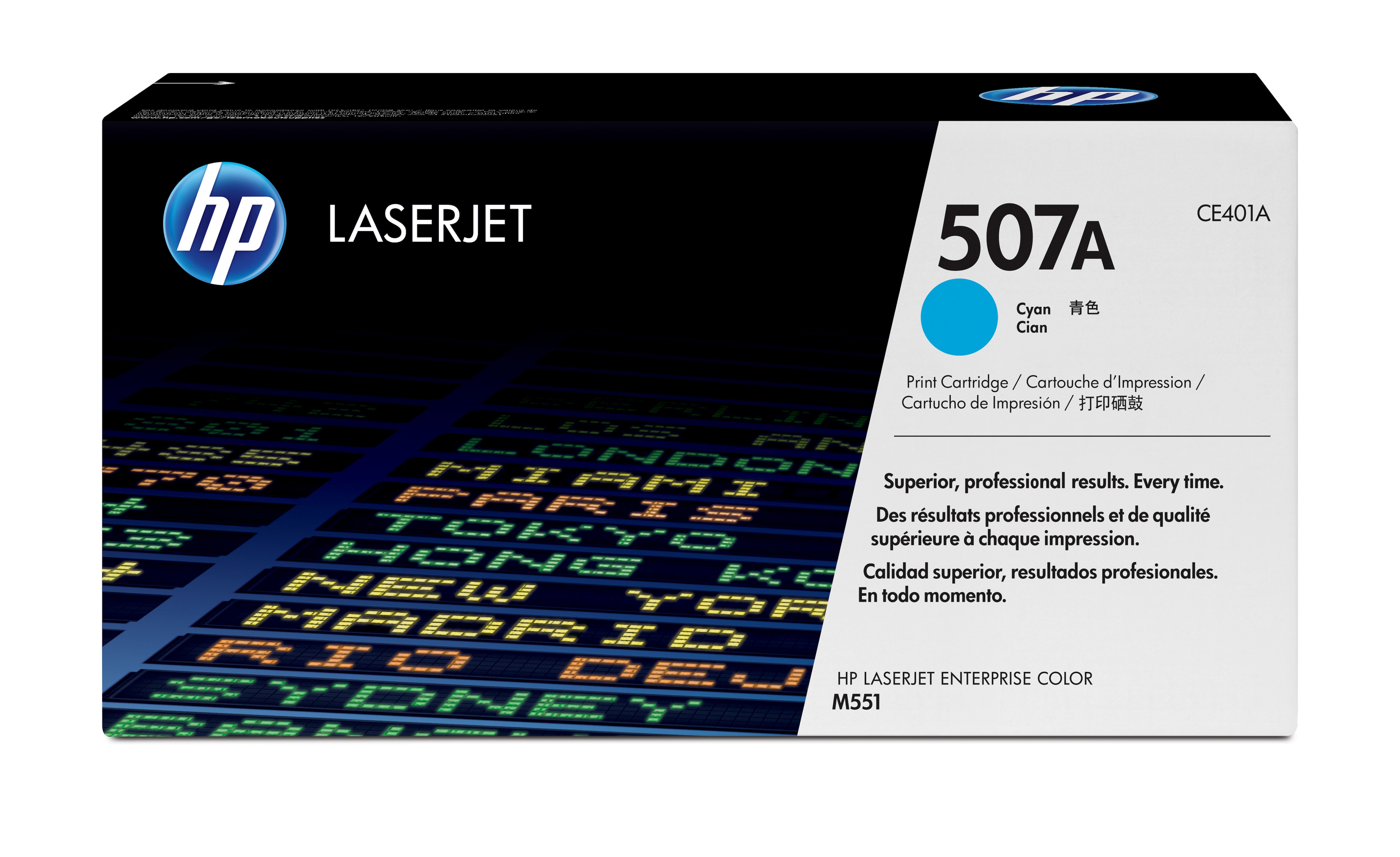 HP 507A (CE401A) cyan Tonerkartusche