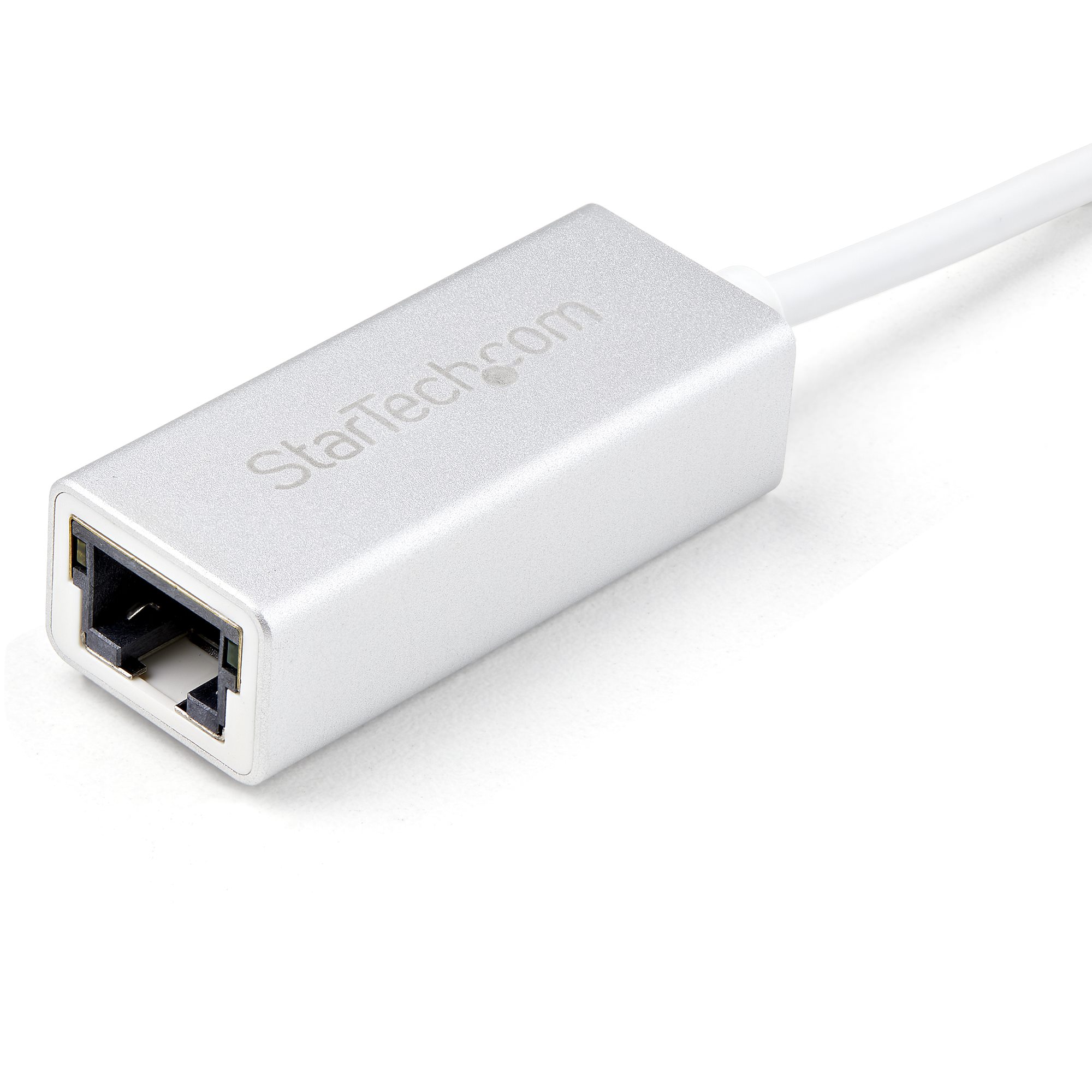 USB 3.0 NETWORK ADAPTER-SILVER ALUMINUM DESIGN SILVER FINISH