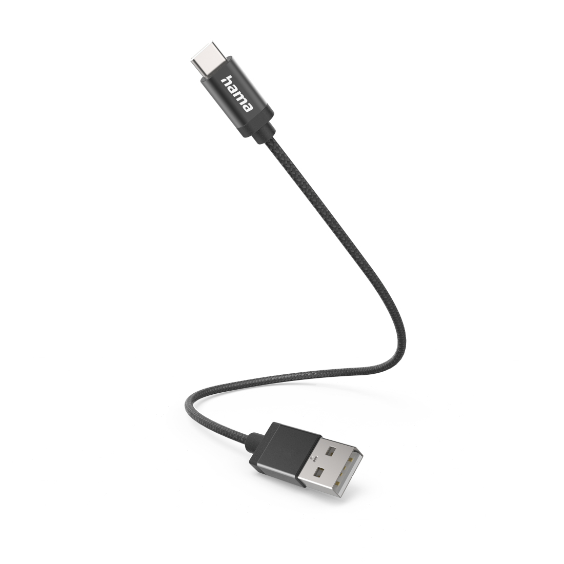 hama Ladekabel schwarz, Kabellänge: 0,2 m
