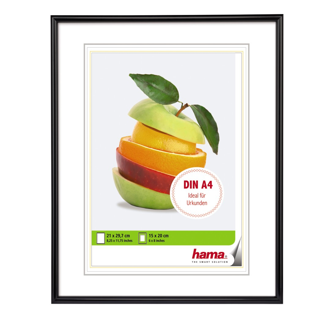hama Bilderrahmen Sevilla schwarz 21,0 x 29,7 cm, 1 St.