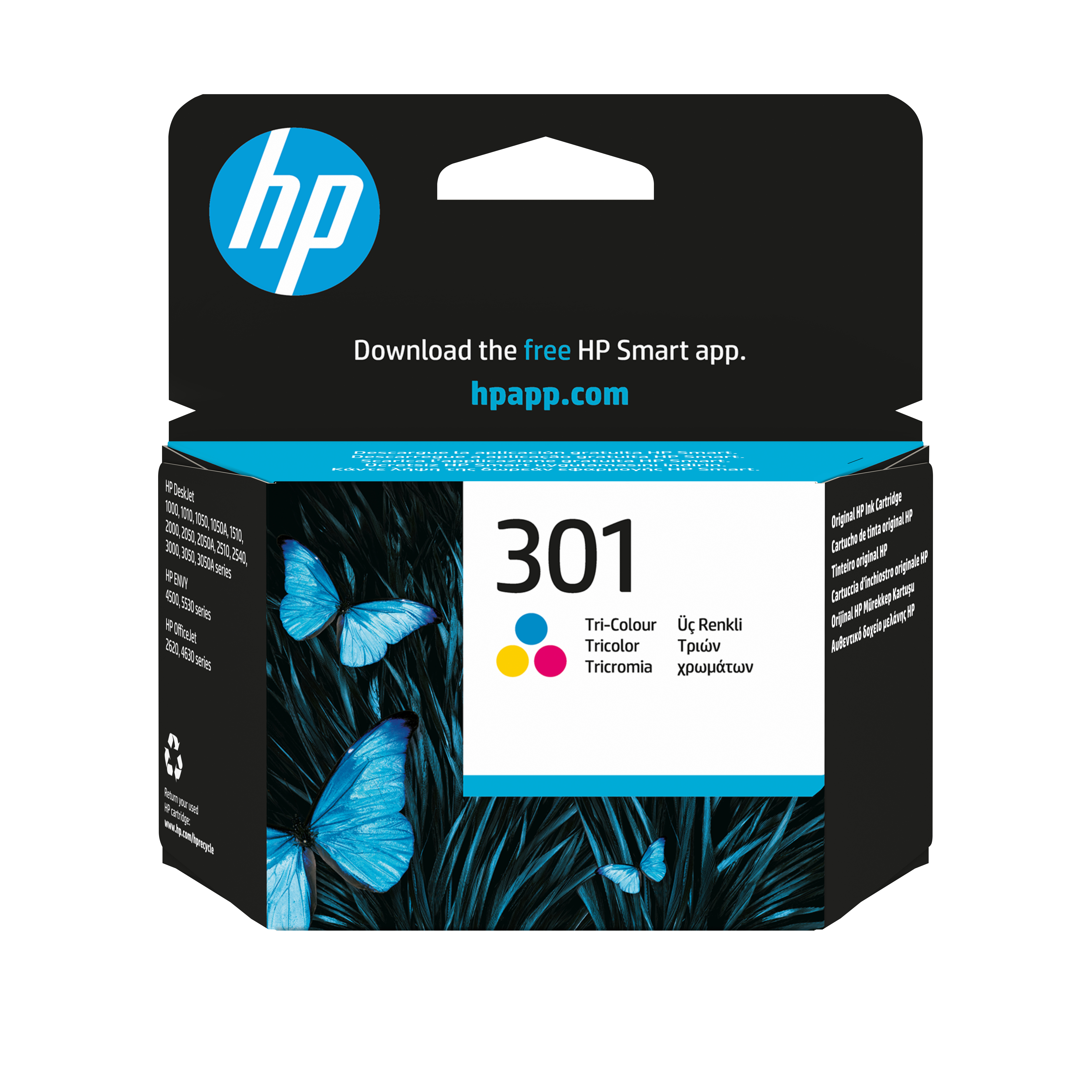 HP 301 Dreifarbig Tintenpatrone 3ml