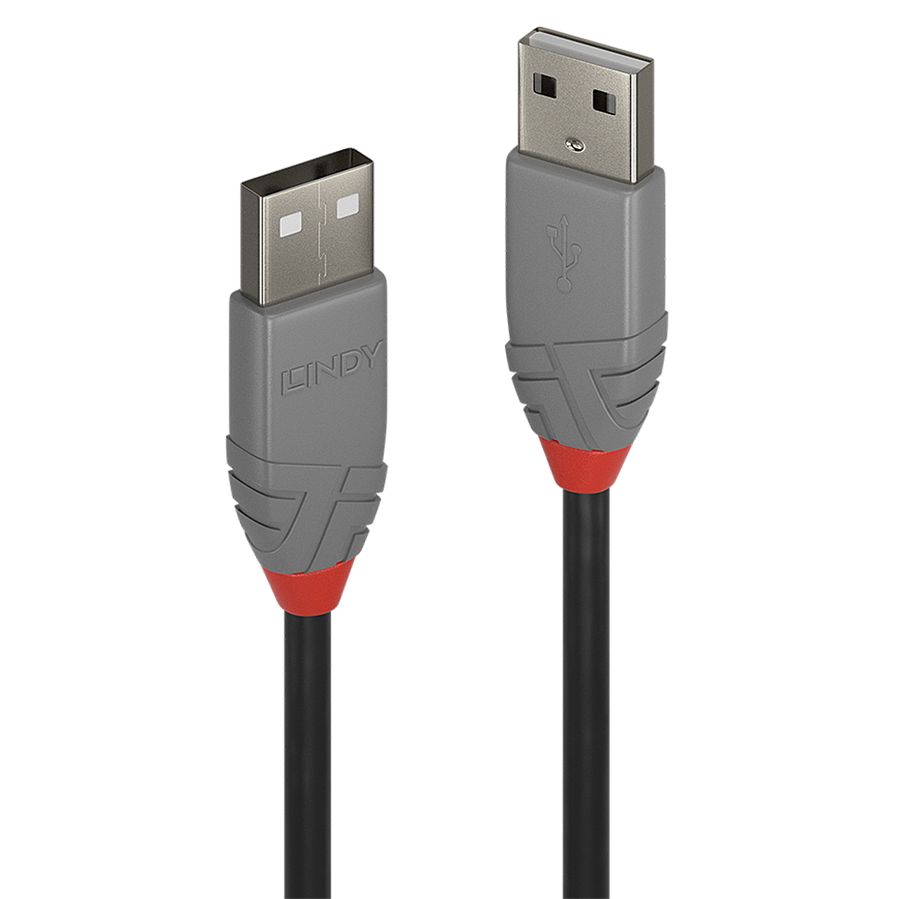 2M USB 2.0 TYP A KABEL ANTHRA LINE