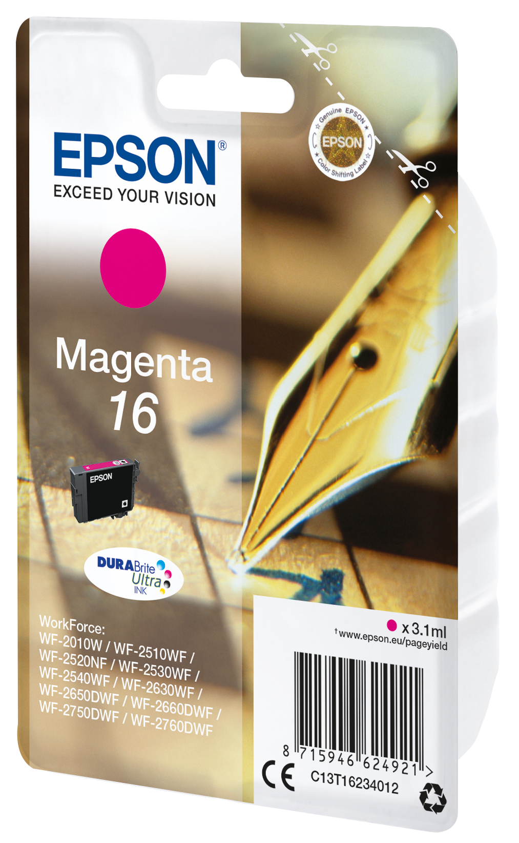 EPSON 16 / T1623 (Füller) magenta Druckerpatrone