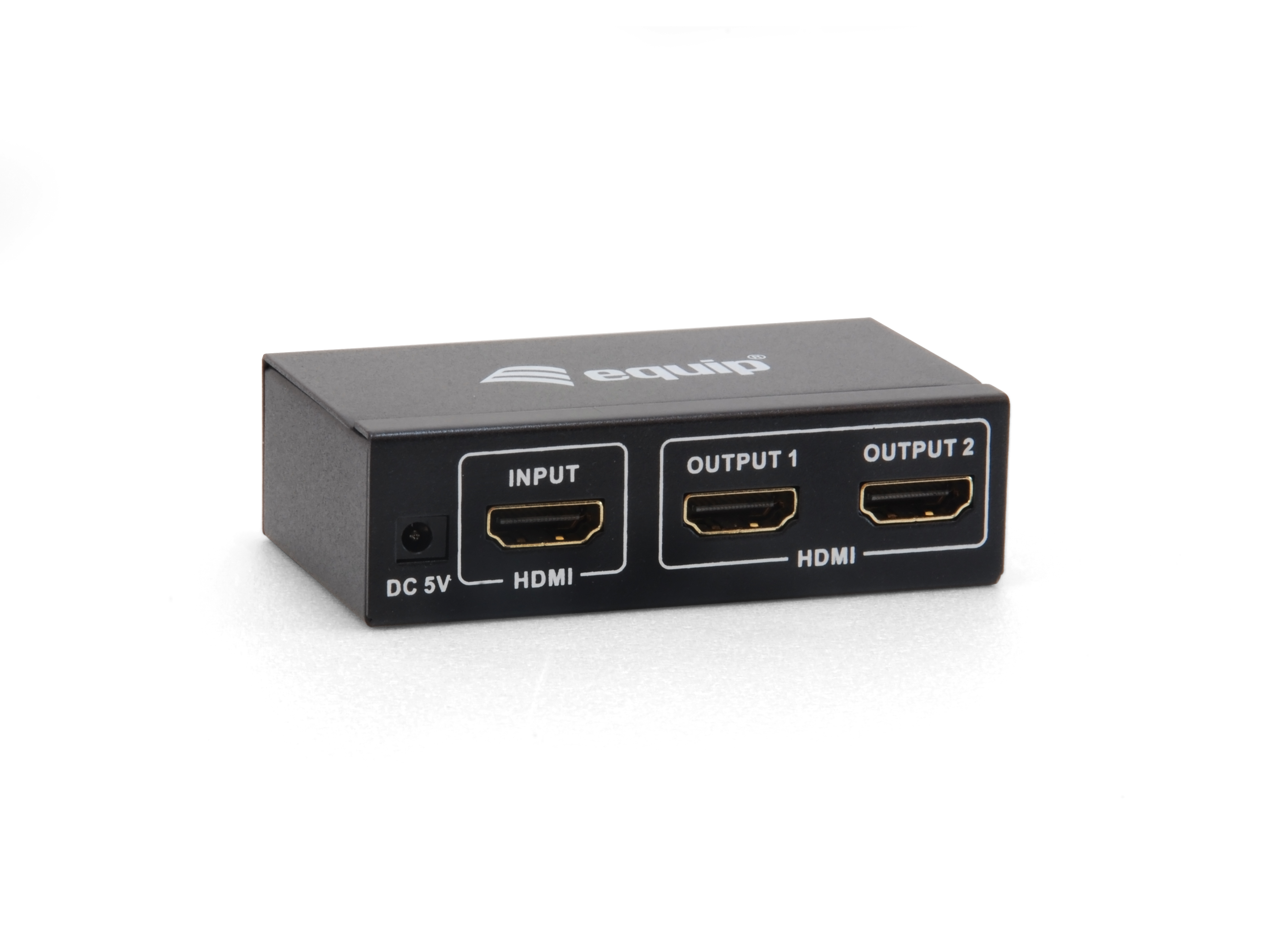 Equip HDMI1.4 2-Port Splitter Signalvert.4K/30Hz schwarz