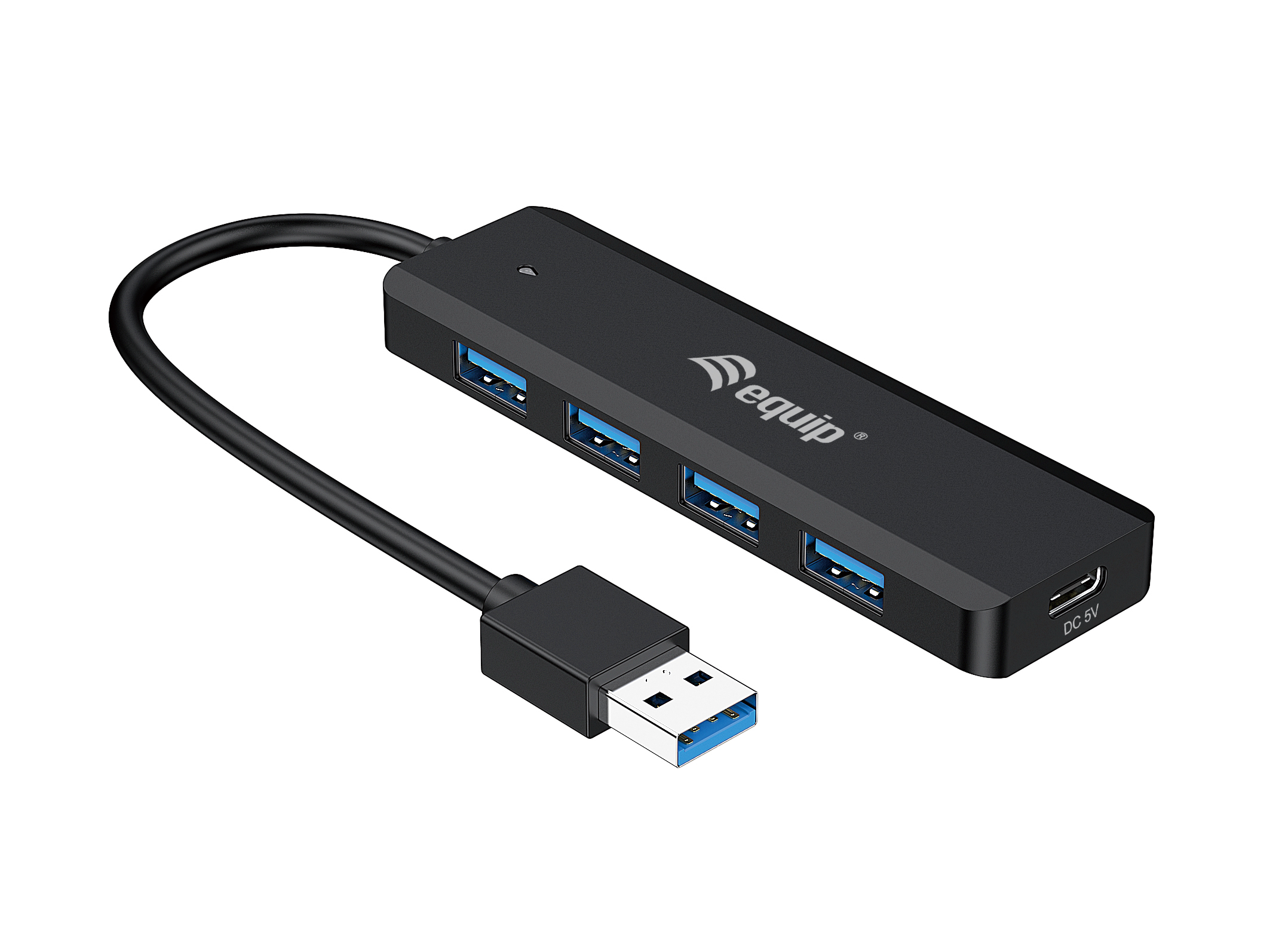 Equip 4-Port USB-A3.2-Hub->4xUSB-A 3.2 +USB-C Adapter 5Gbps