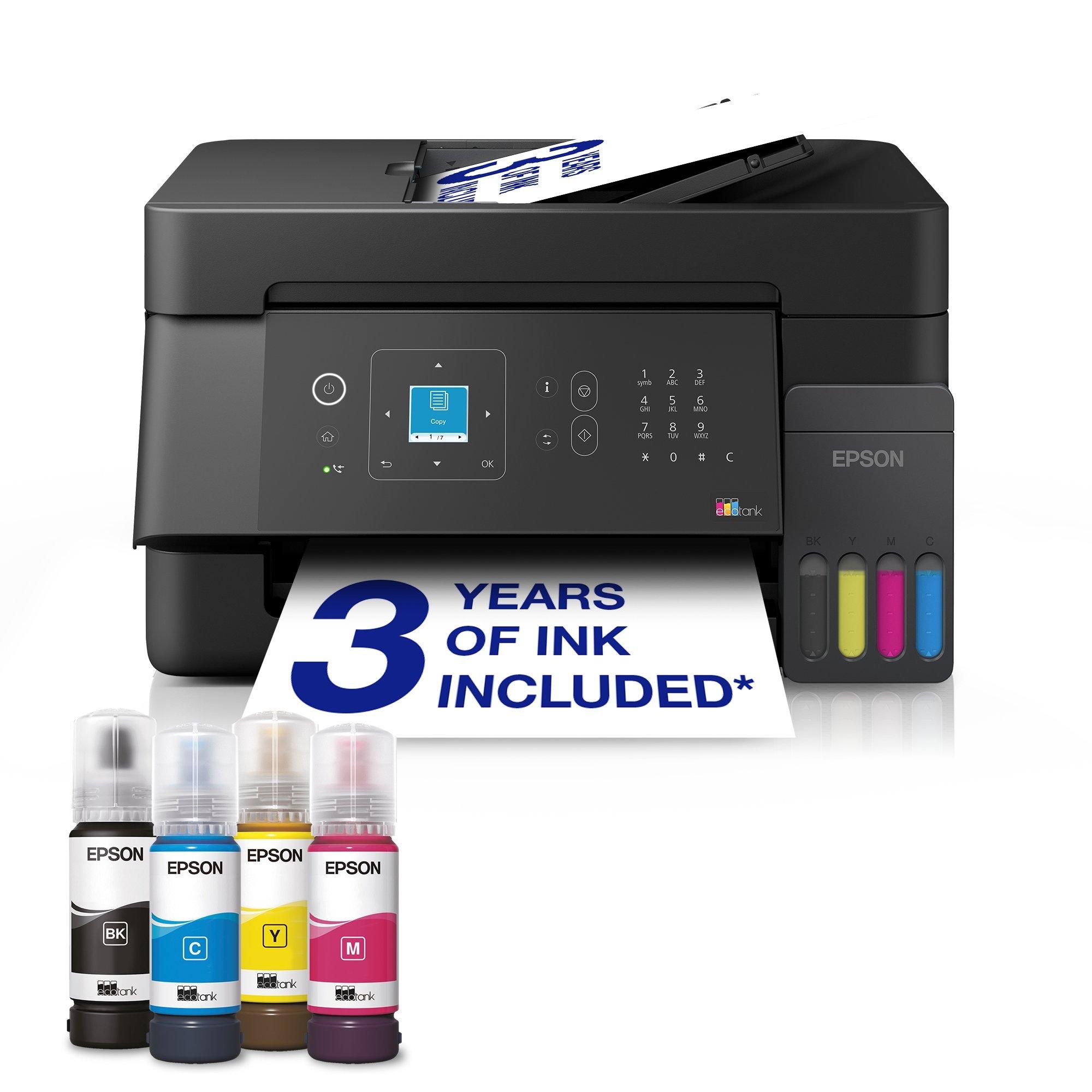 EPSON EcoTank ET-4900 4 in 1 Tintenstrahl-Multifunktionsdrucker schwarz