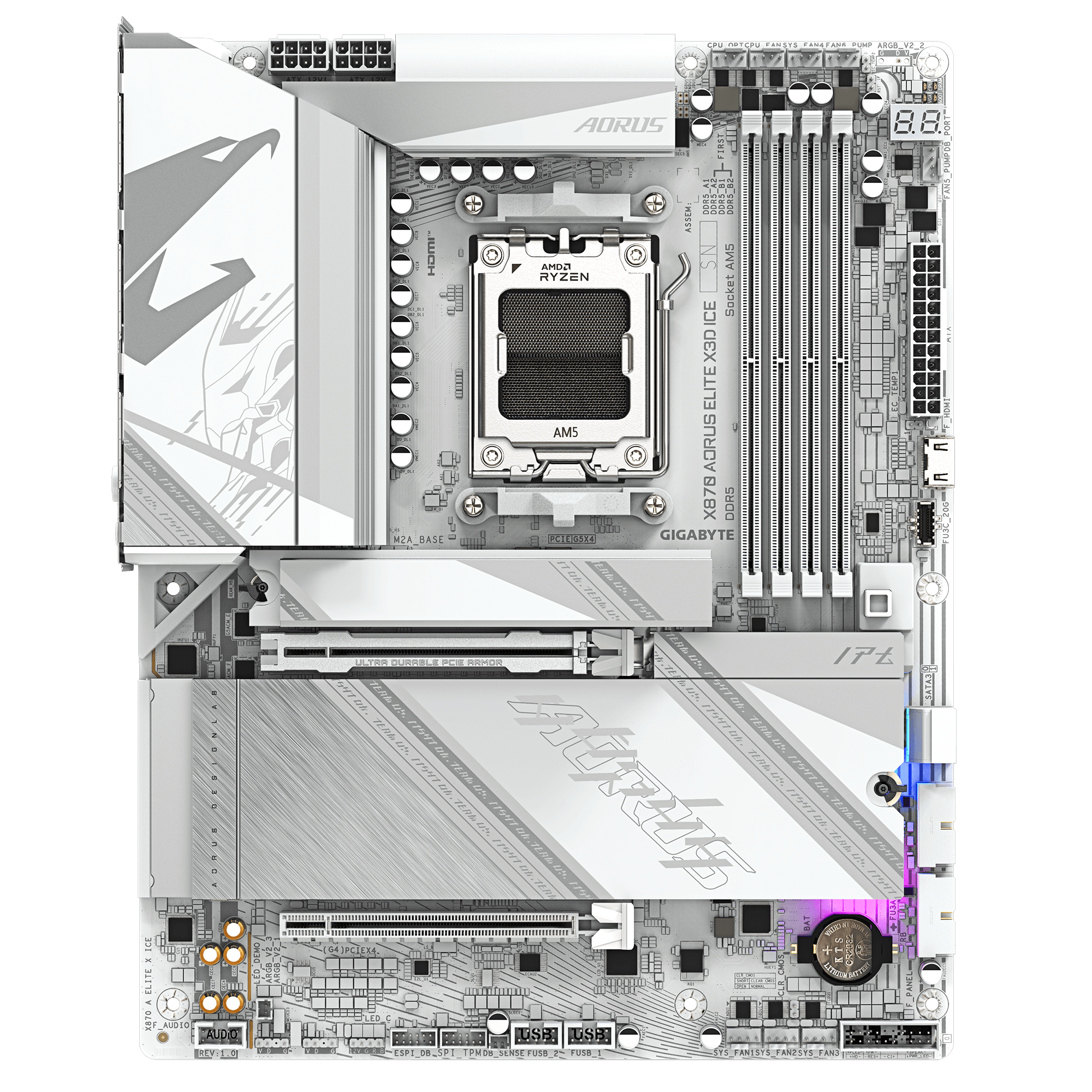 Gigabyte GA-X870 AORUS ELITE X3D ICE (AM5) (D)