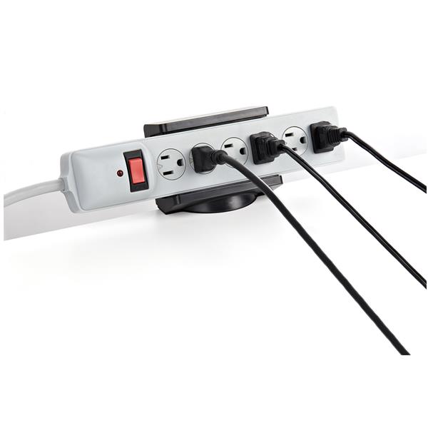 POWER STRIP DESK MOUNT ON POWER STRIP HOLDER