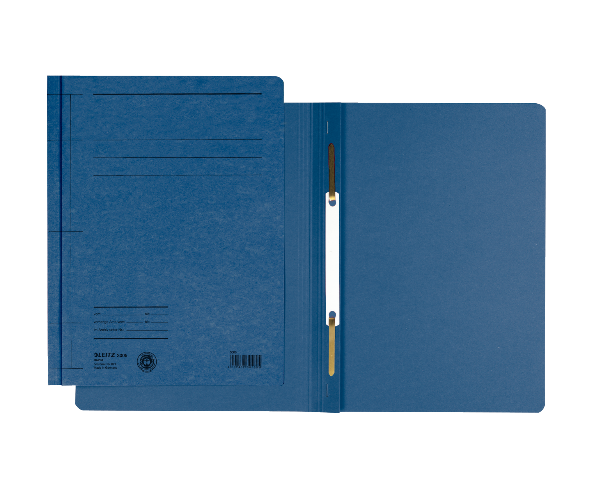 LEITZ Schnellhefter Rapid 3005 Karton blau DIN A5, 1 St.
