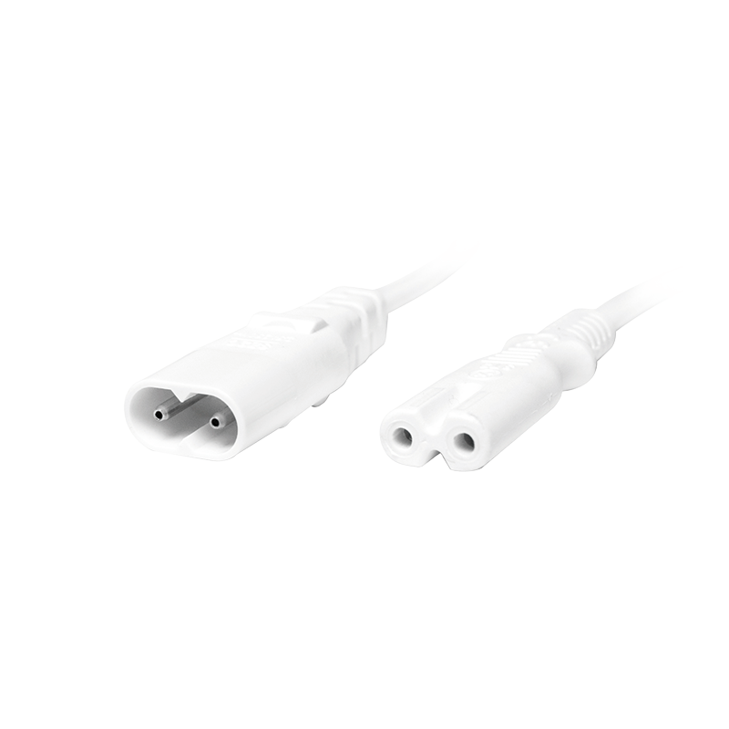 Logilink Stromkabel VerlÃ¤ngerung, 2m, weiÃ