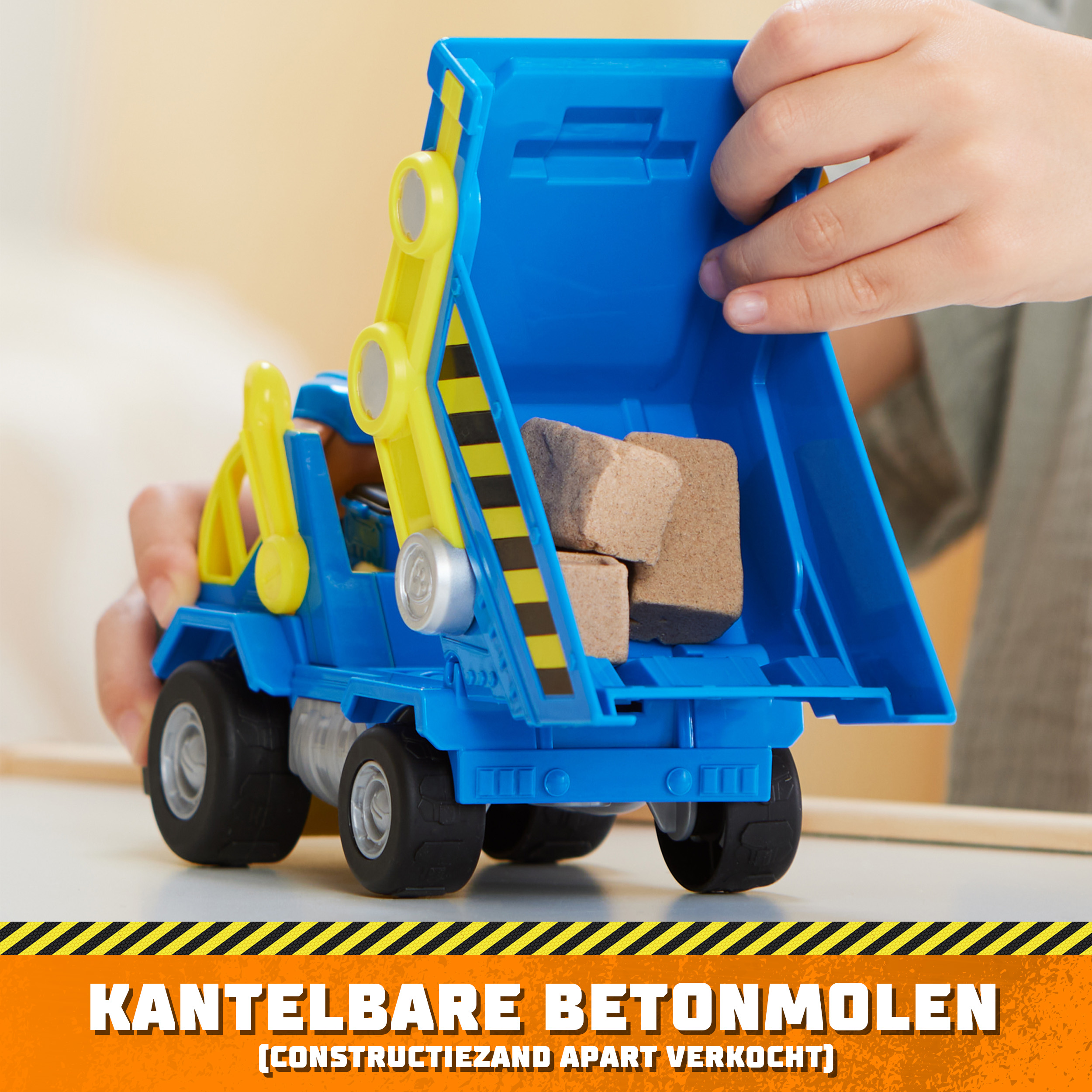 Rubble & Crew - Kipplaster-Baufahrzeug mit Wheeler-Figur, Spielfahrzeug