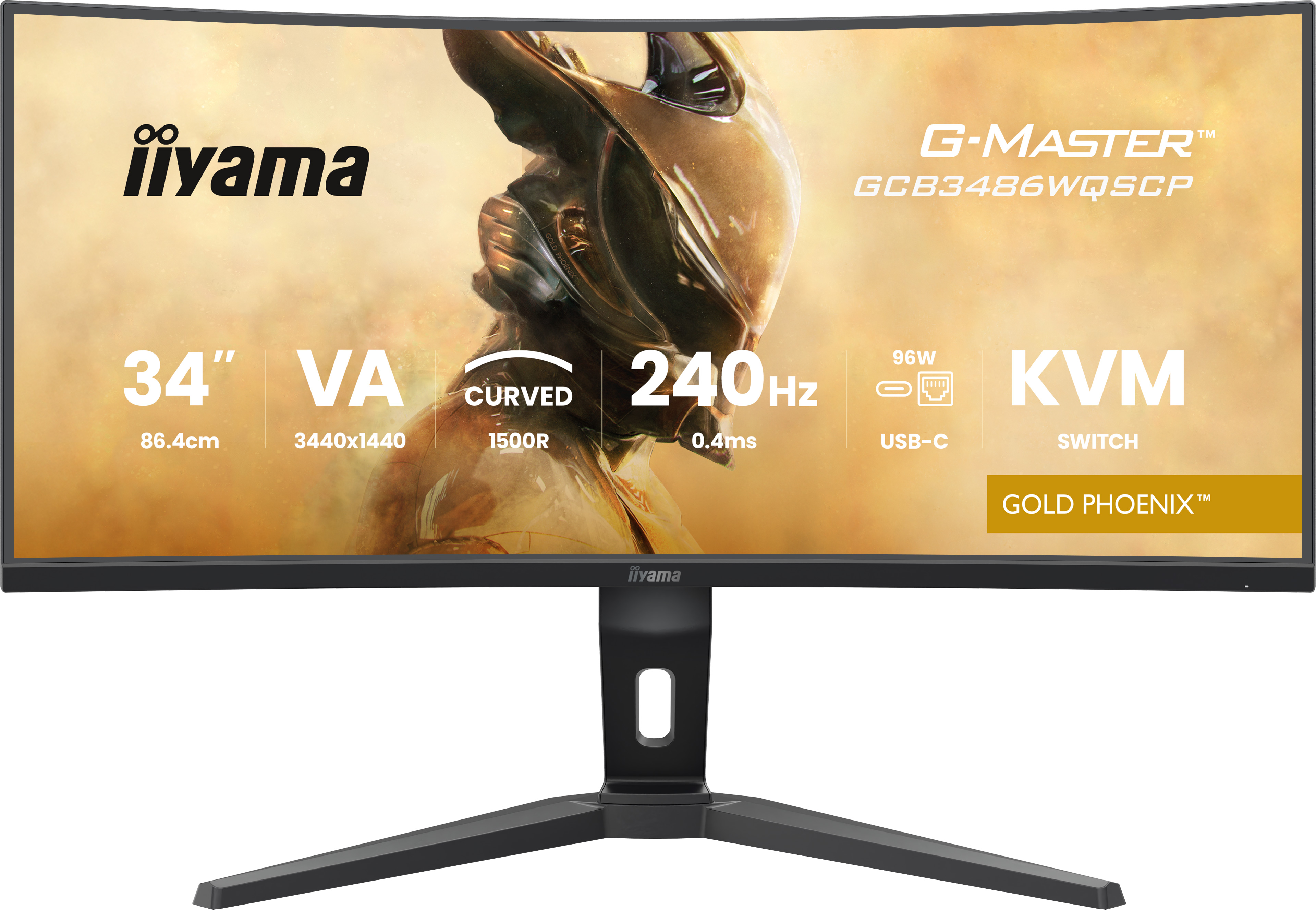 IIYAMA 86.4cm (34) GCB3486WQSCP-B1 21:9 2xHDMi+2xDP+USB-C