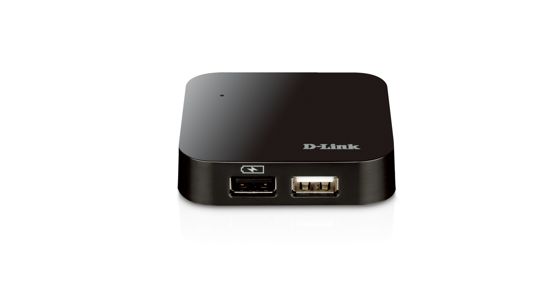 D-Link DUB-H4 4-Port USB2 Hub mit Netzteil schwarz retail